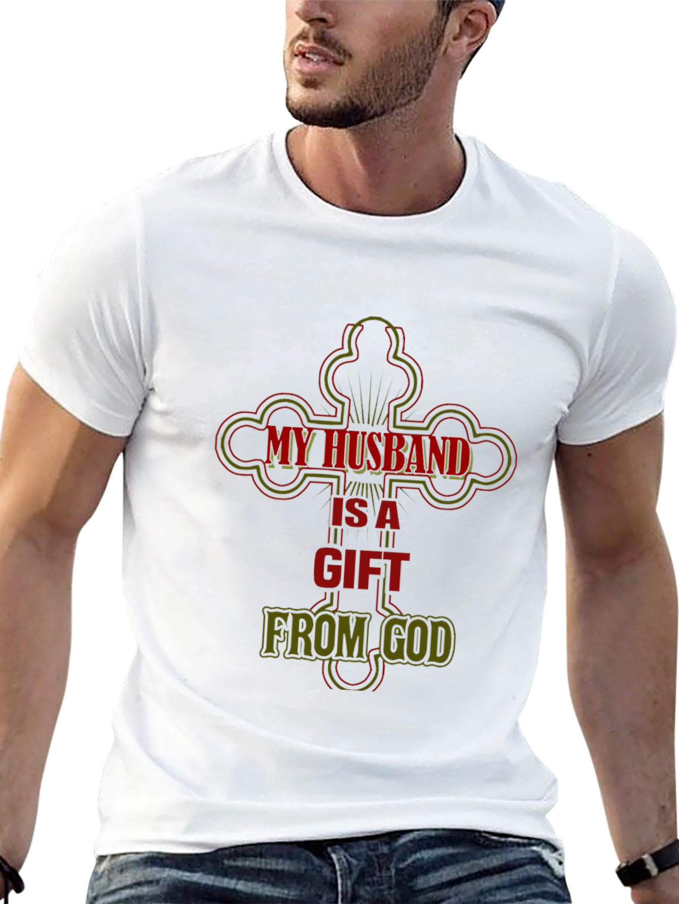 Husband Gift From God Graphic T-Shirt