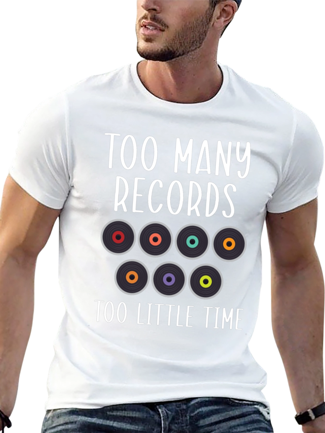 Too Many Records Graphic T-Shirt