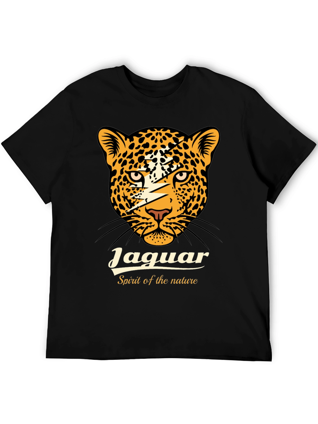 Jaguar Spirit Graphic Tee - Black