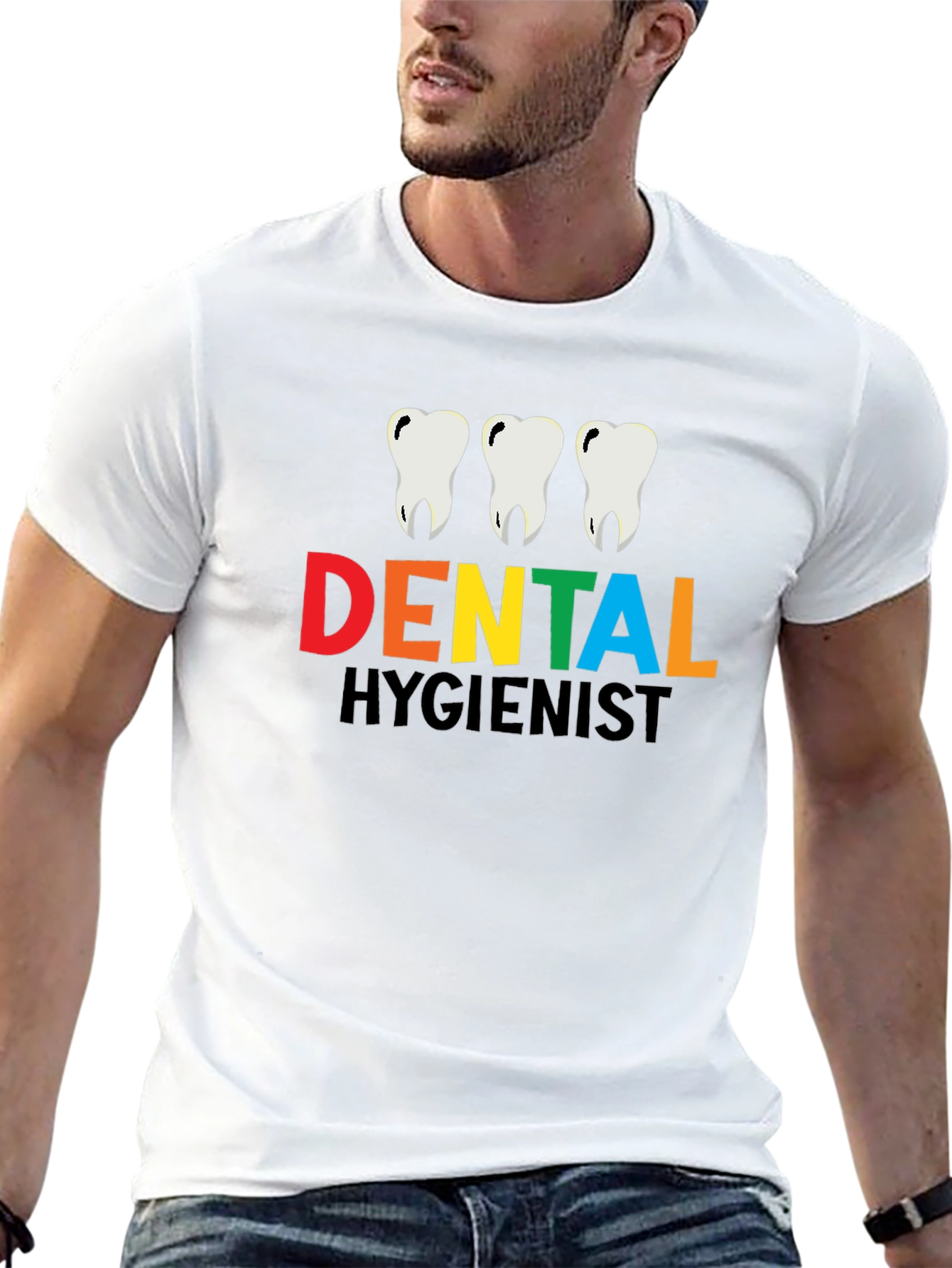 Dental Hygienist T-Shirt - Black Cotton Tee