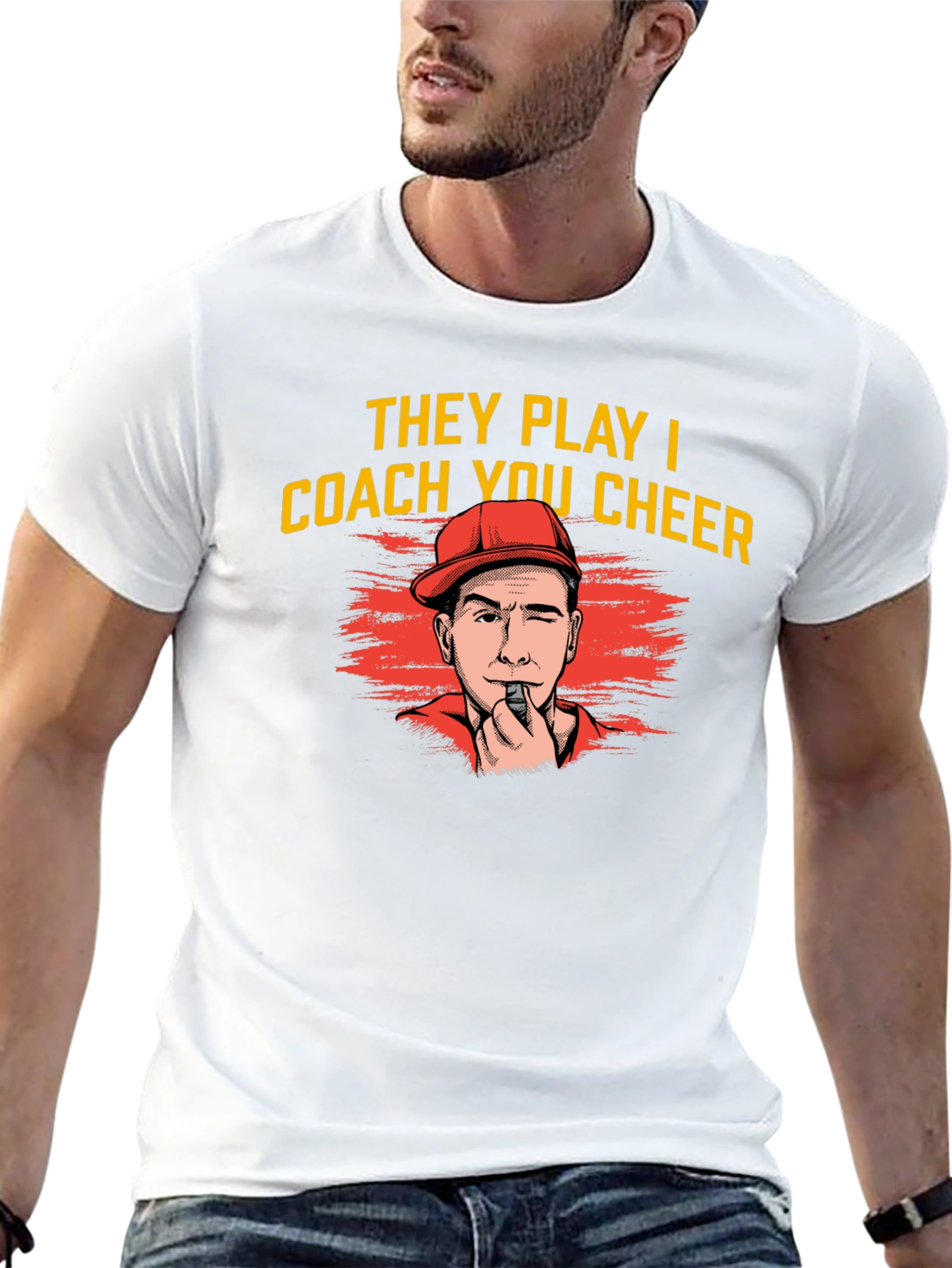 Coach You Cheer Graphic T-Shirt