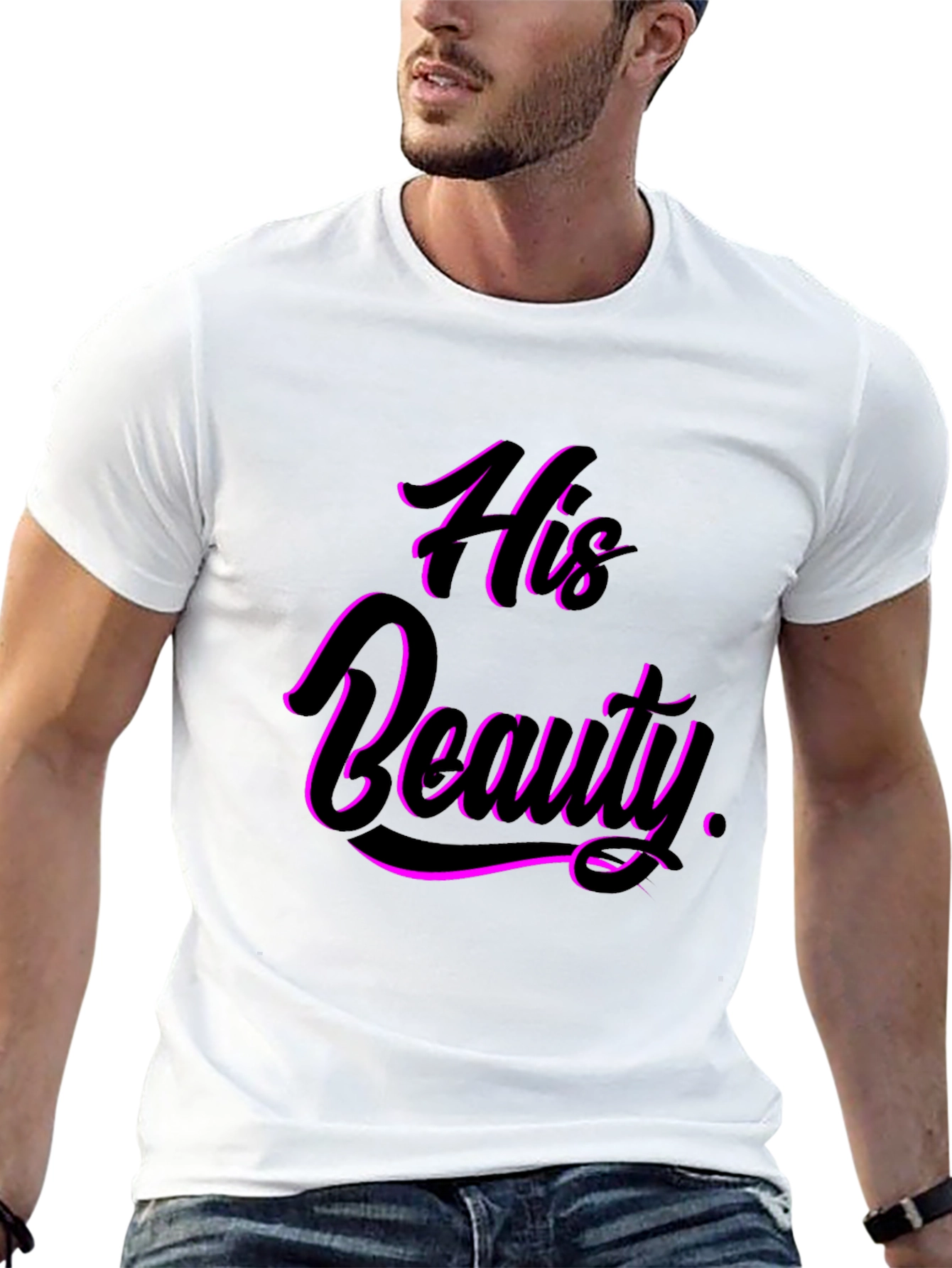 His Beauty Graphic Tee - Black Unisex