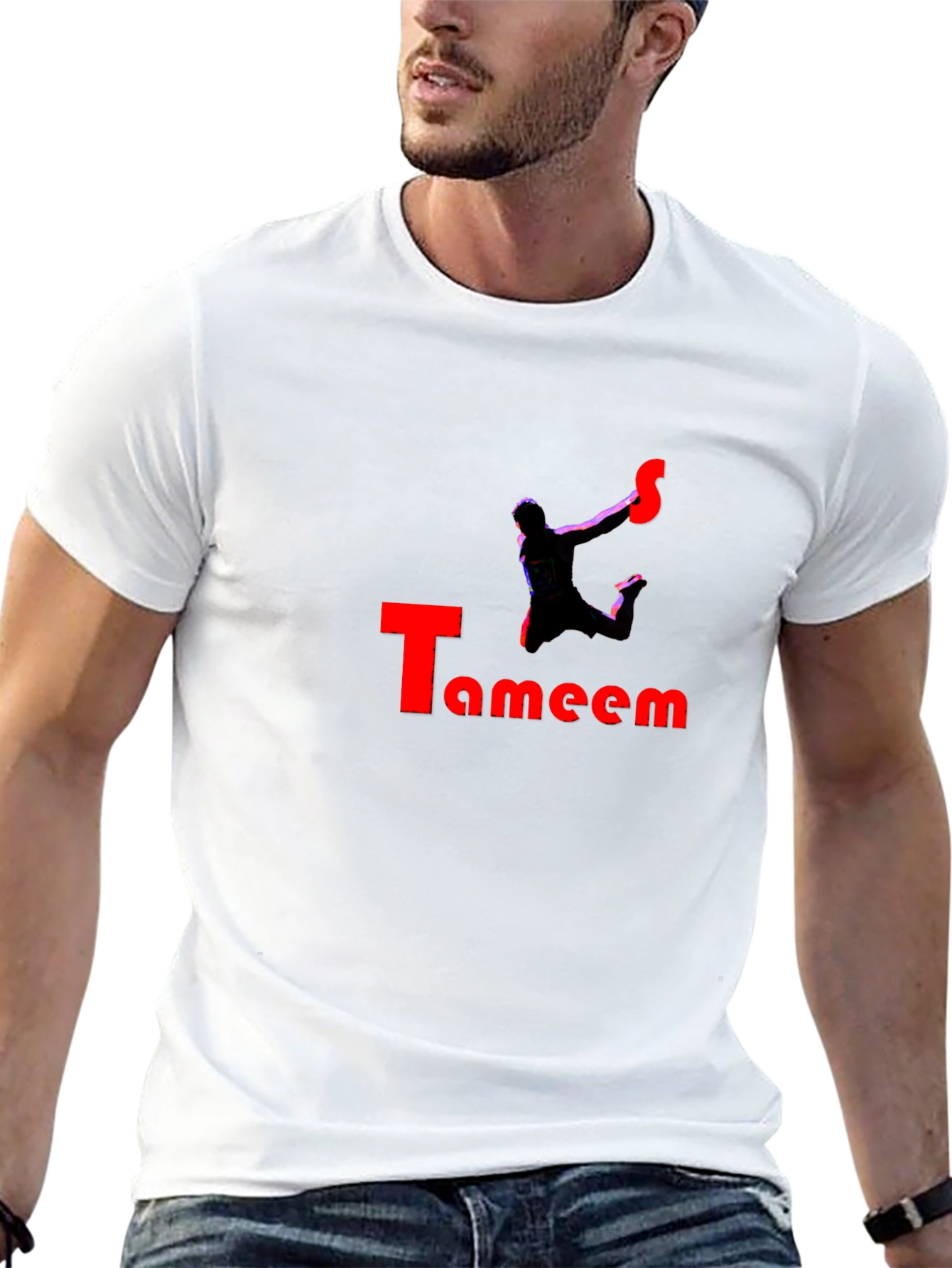 Mens Black Tameem Graphic Tee