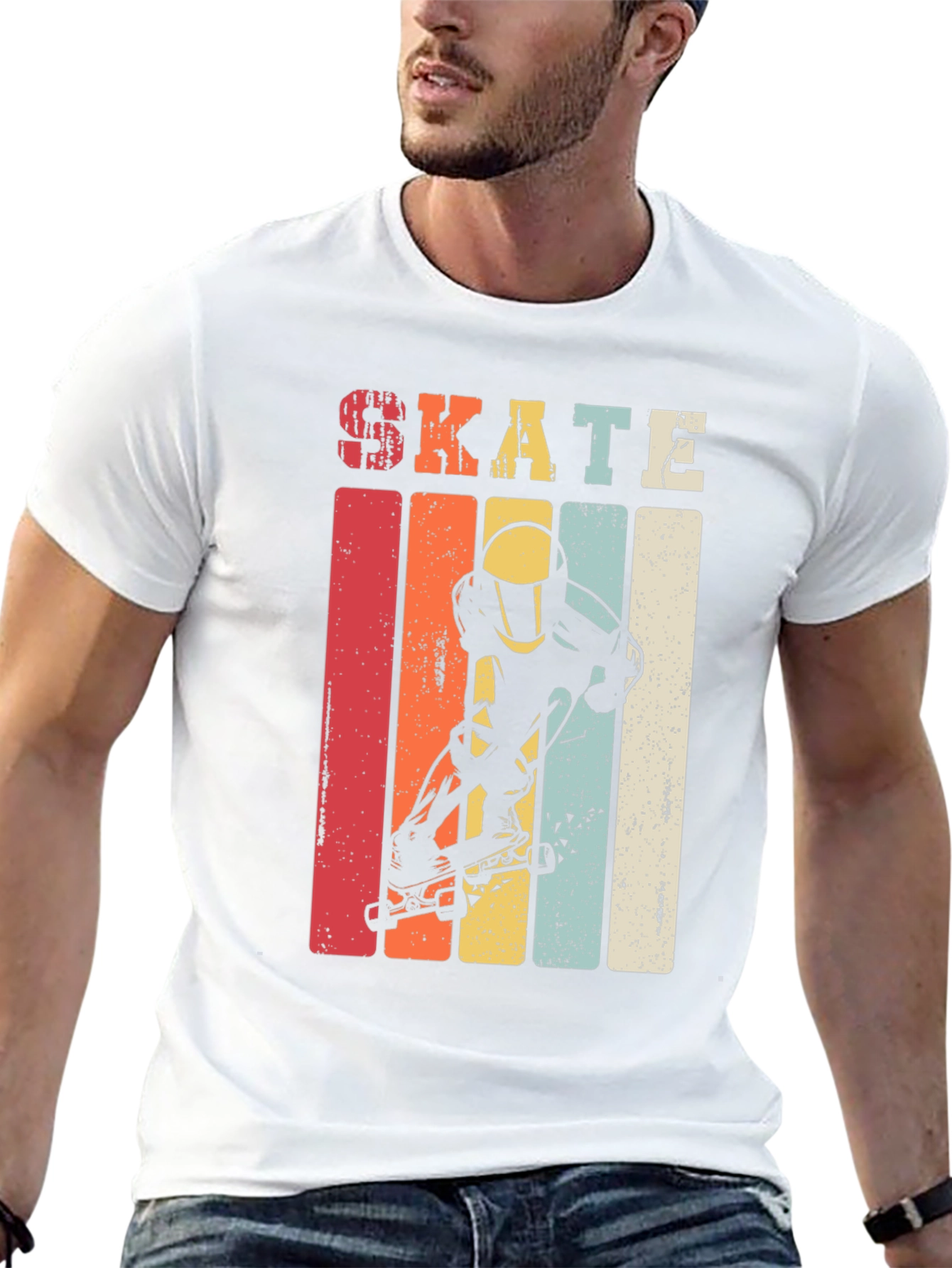 Retro Skate T-Shirt - Cool Skater Design