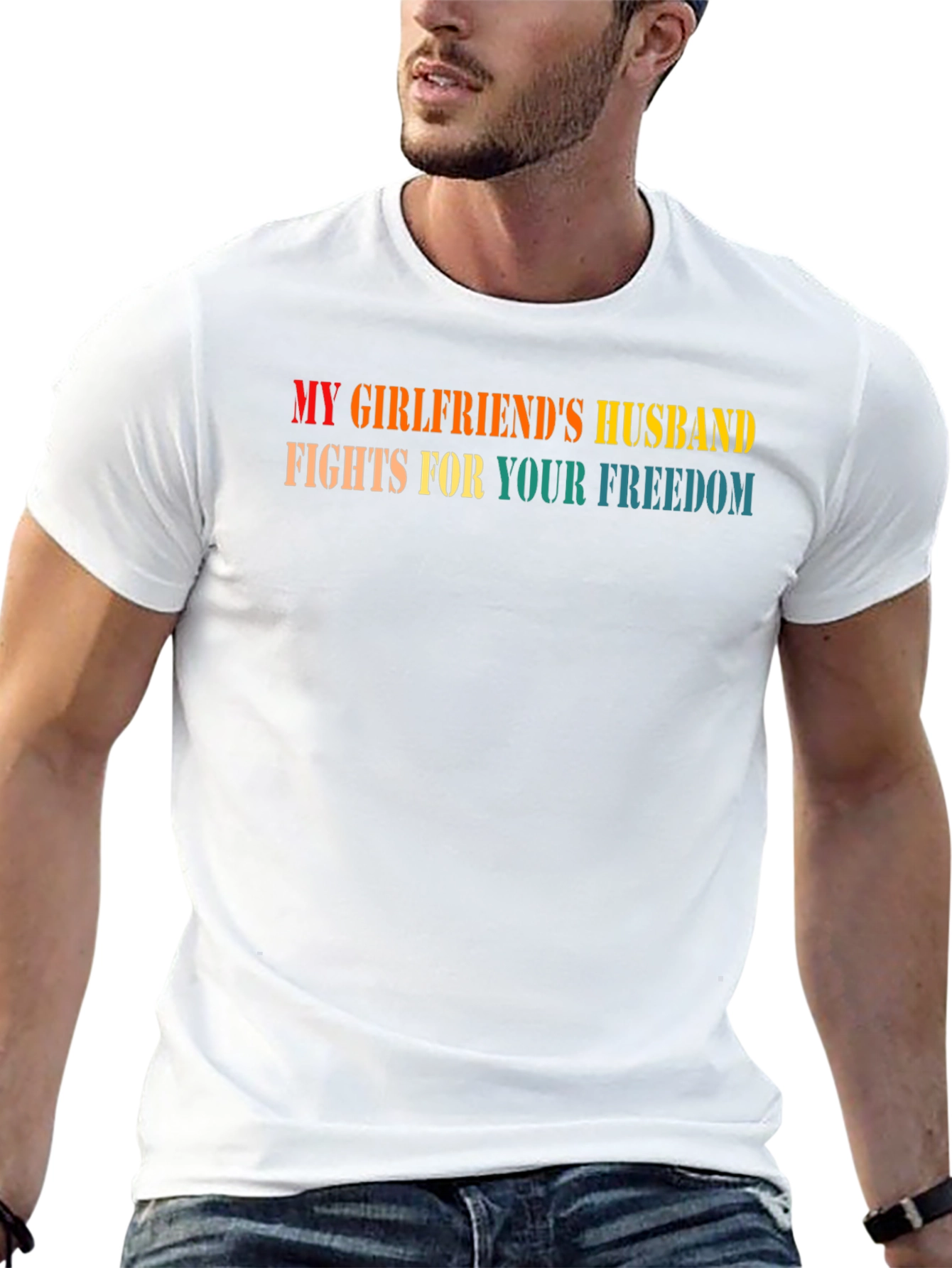 My Girlfriends Husband T-Shirt - Funny Novelty Tee