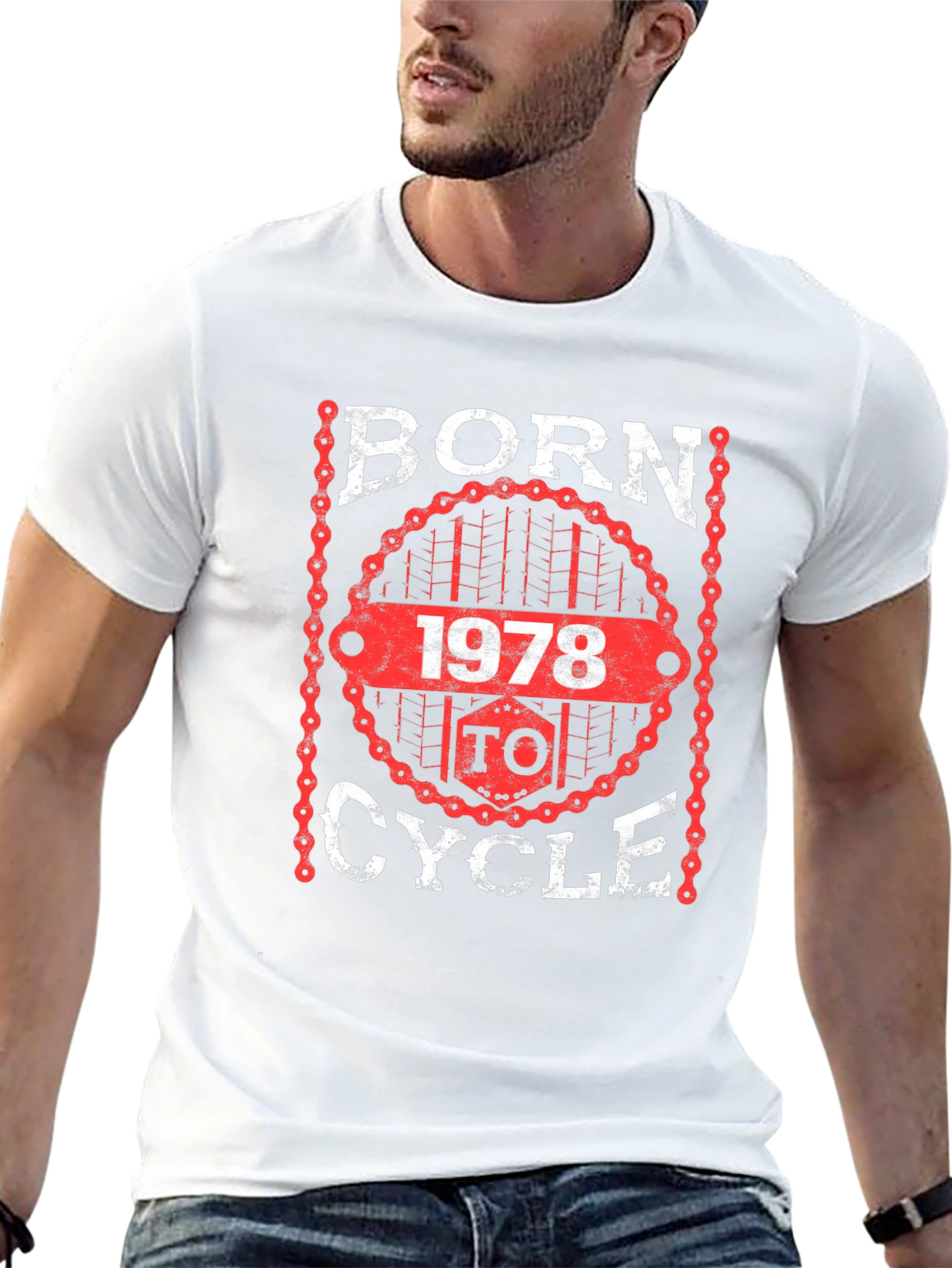 Born 1978 to Cycle Black T-Shirt