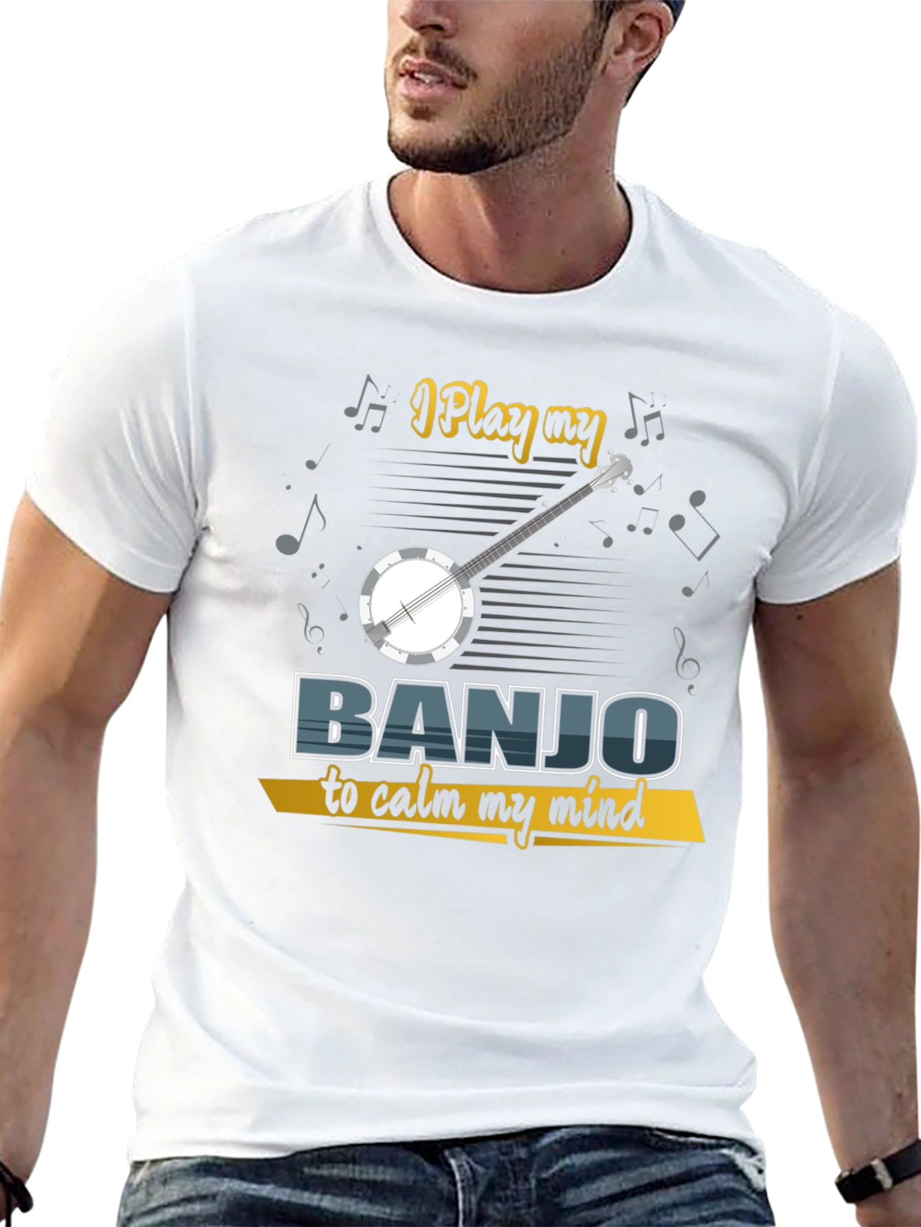 I Play Banjo T-Shirt Music Lover Gift