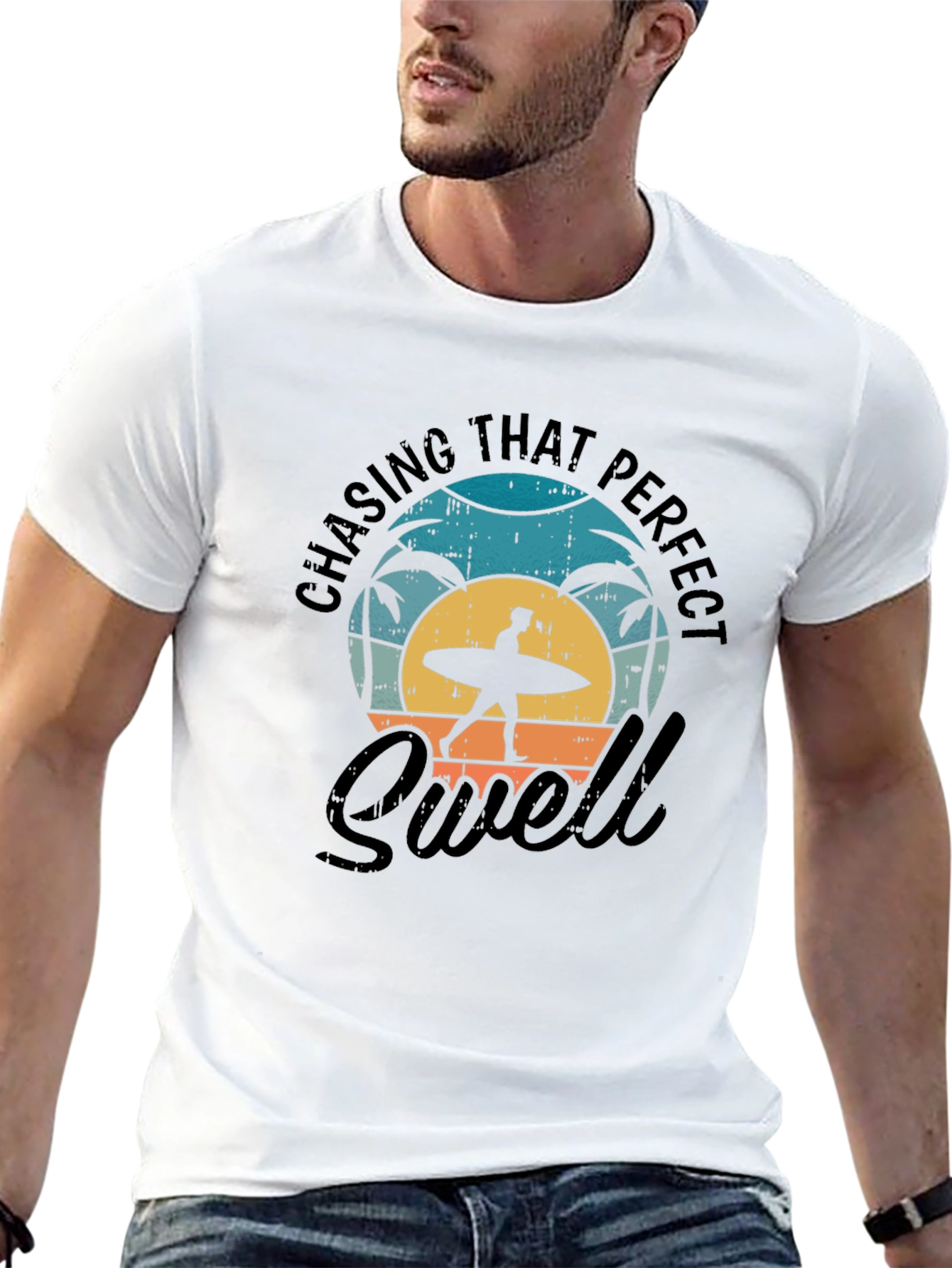 Chasing That Perfect Swell T-Shirt - Surfer Tee