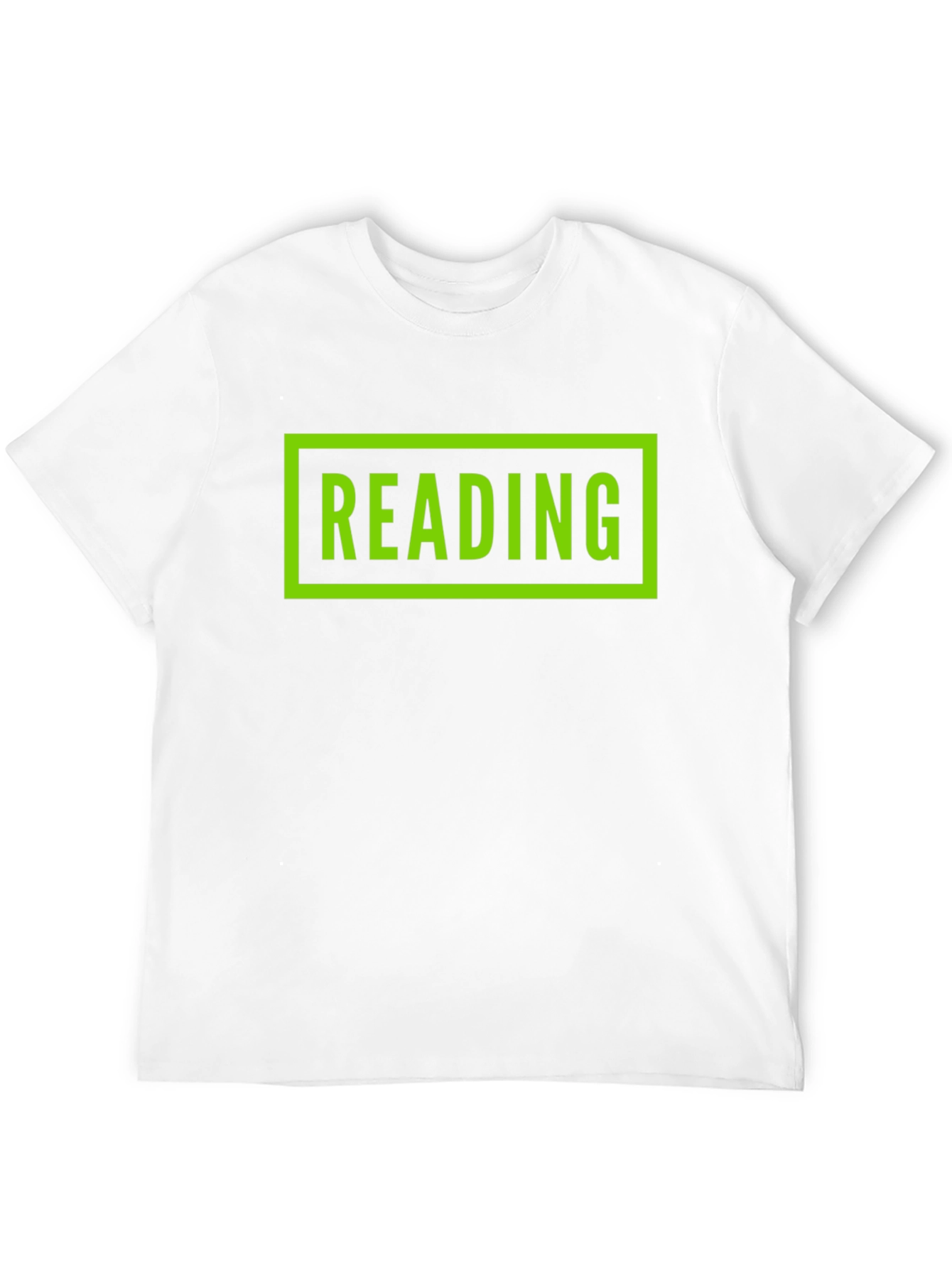Reading Graphic Tee - Black Cotton T-Shirt