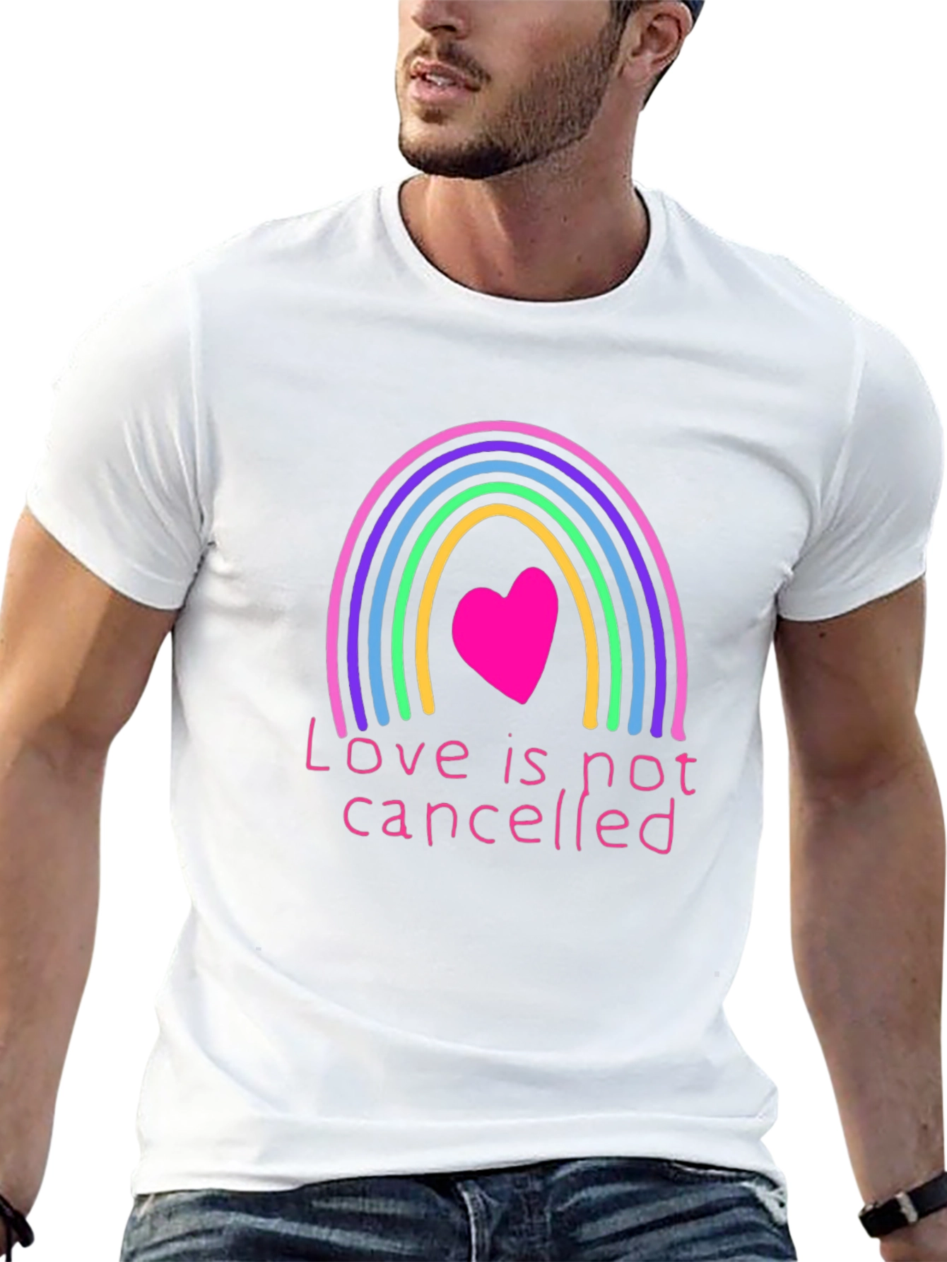 Love is Not Cancelled Rainbow Graphic Tee