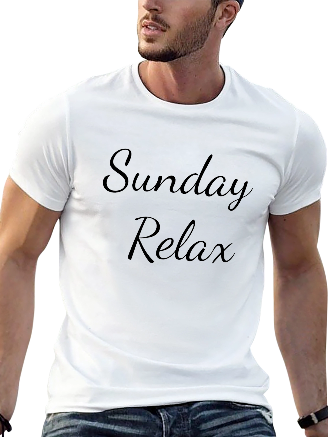 Sunday Relax Graphic Tee - Casual Comfort