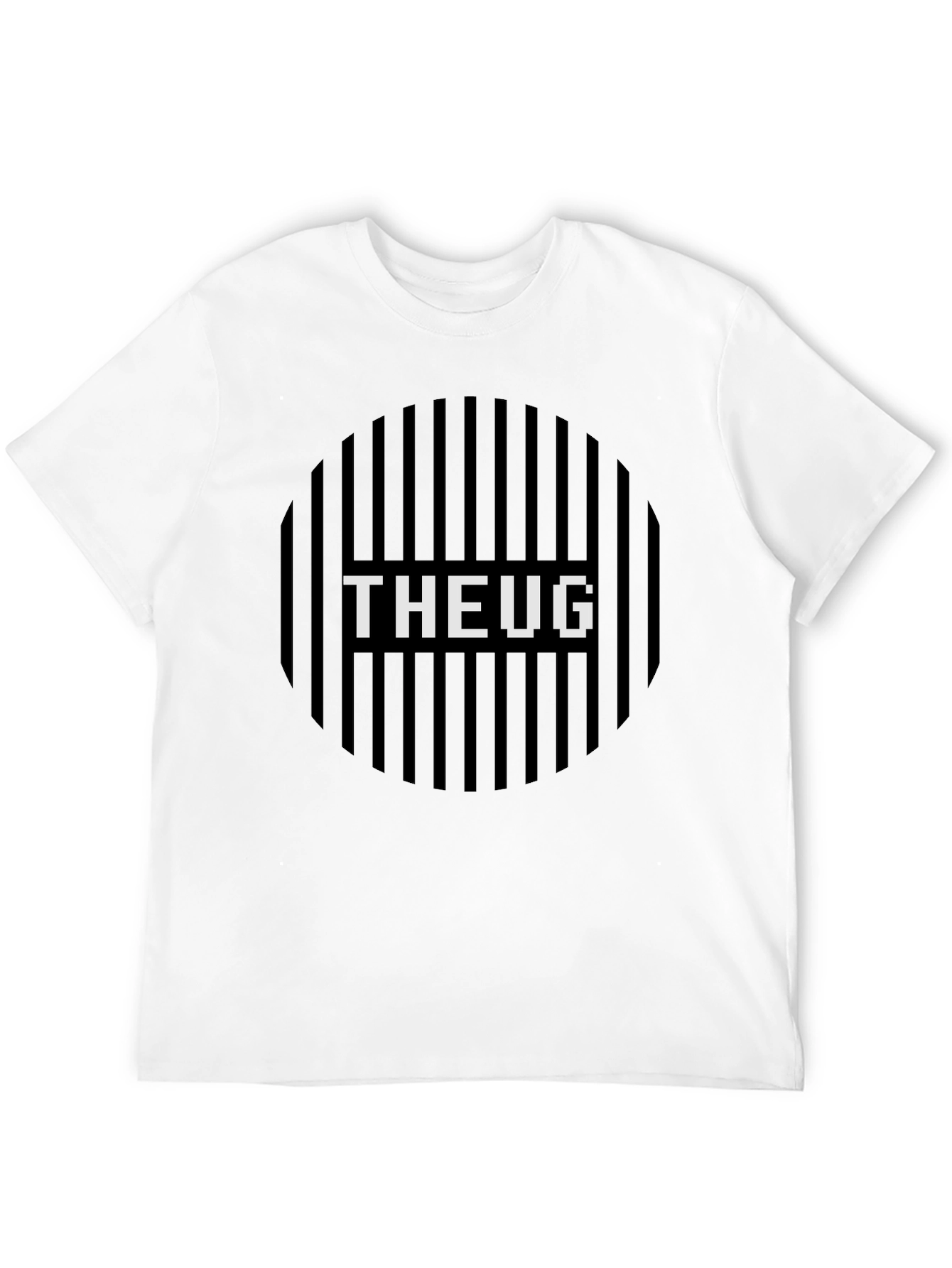 Retro THEUG Graphic Tee - Black