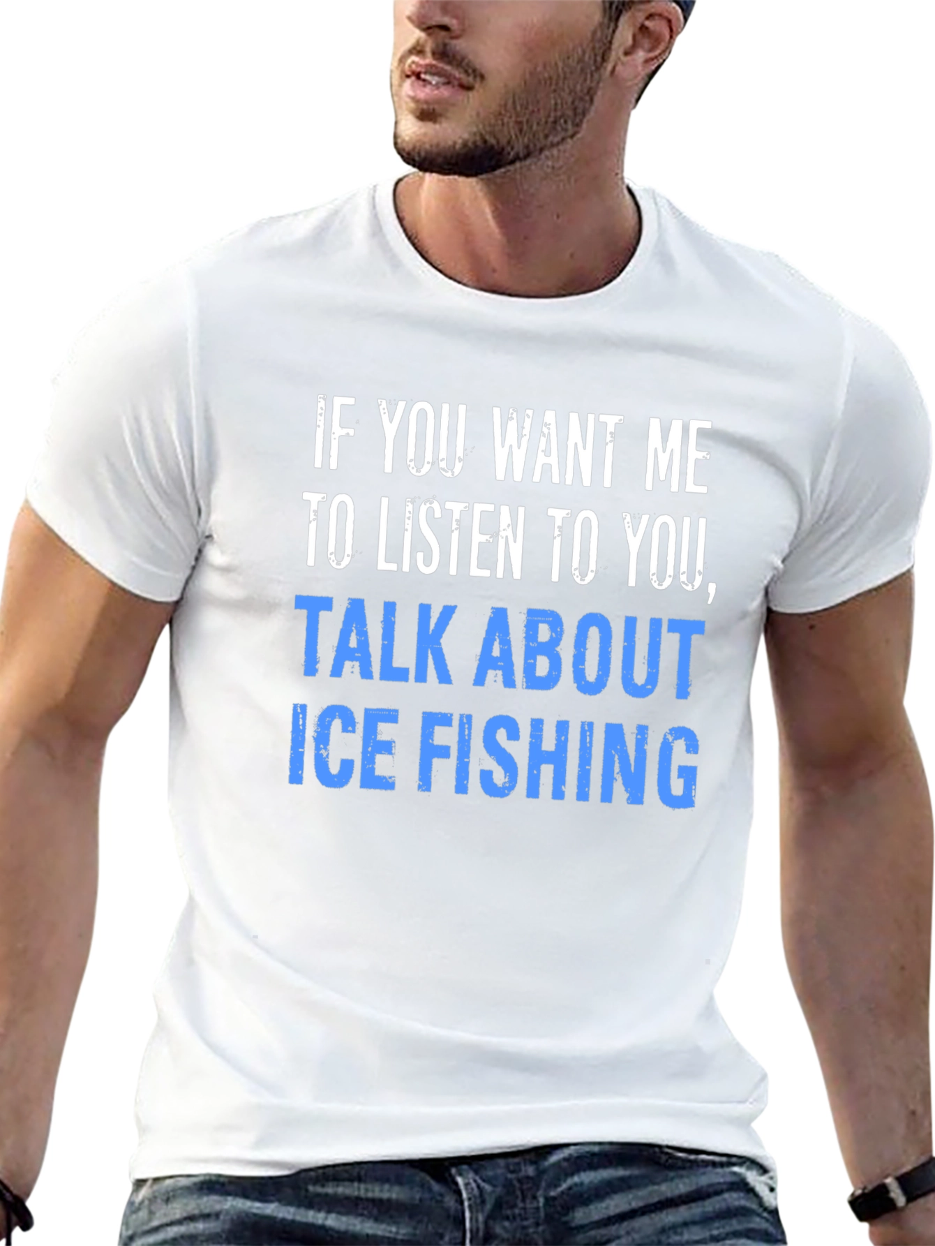 Ice Fishing T-Shirt - Funny Fishing Tee
