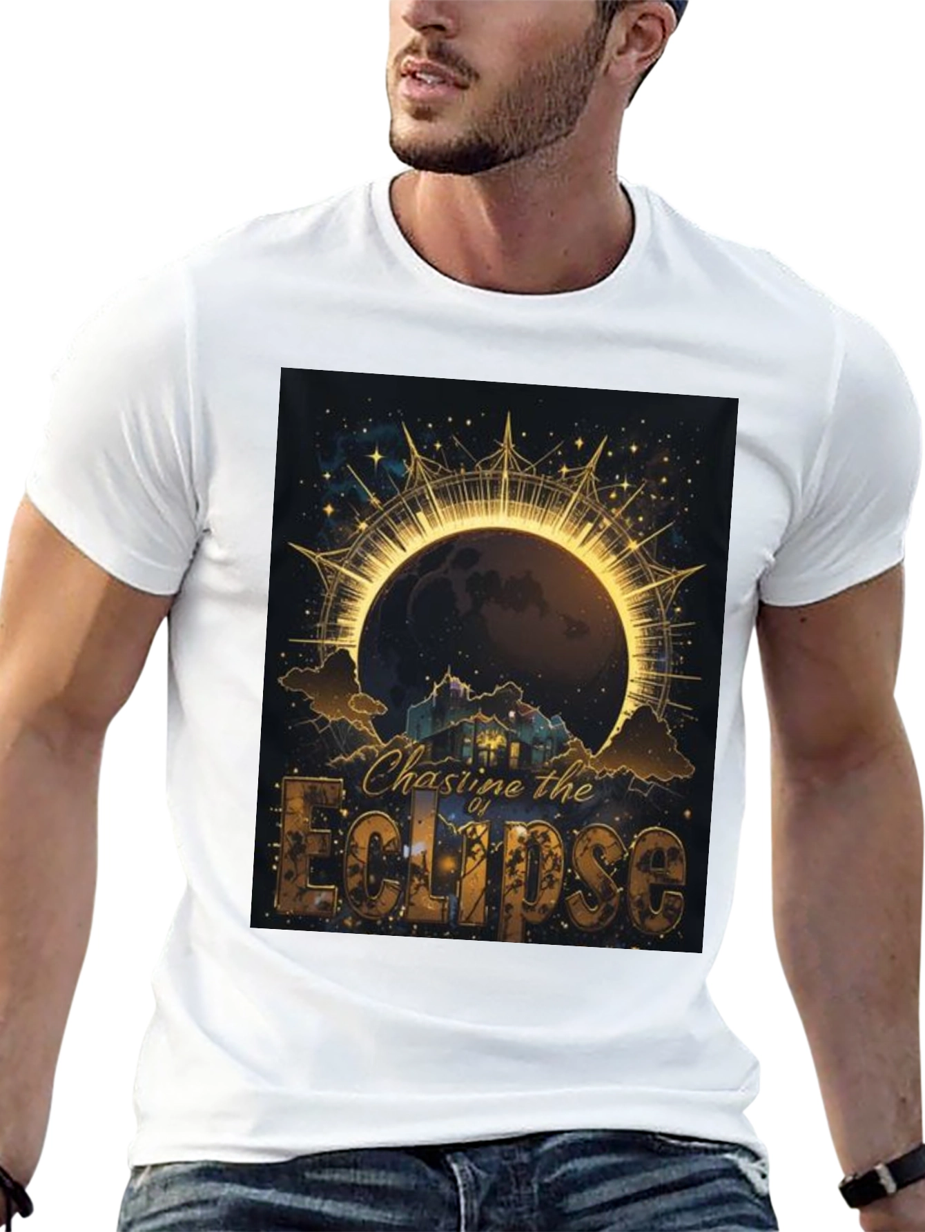 Chasing the Eclipse Graphic Tee - Unique Design