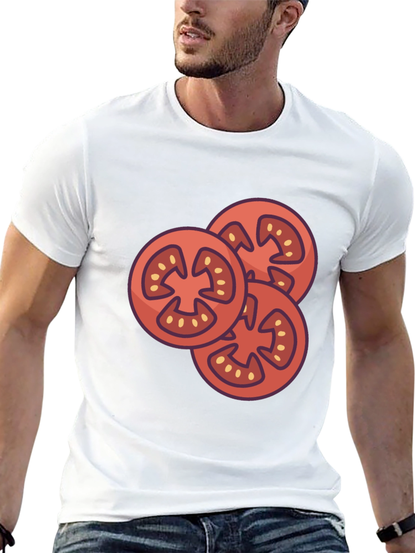 Tomato Slice Graphic Tee - Fresh Style
