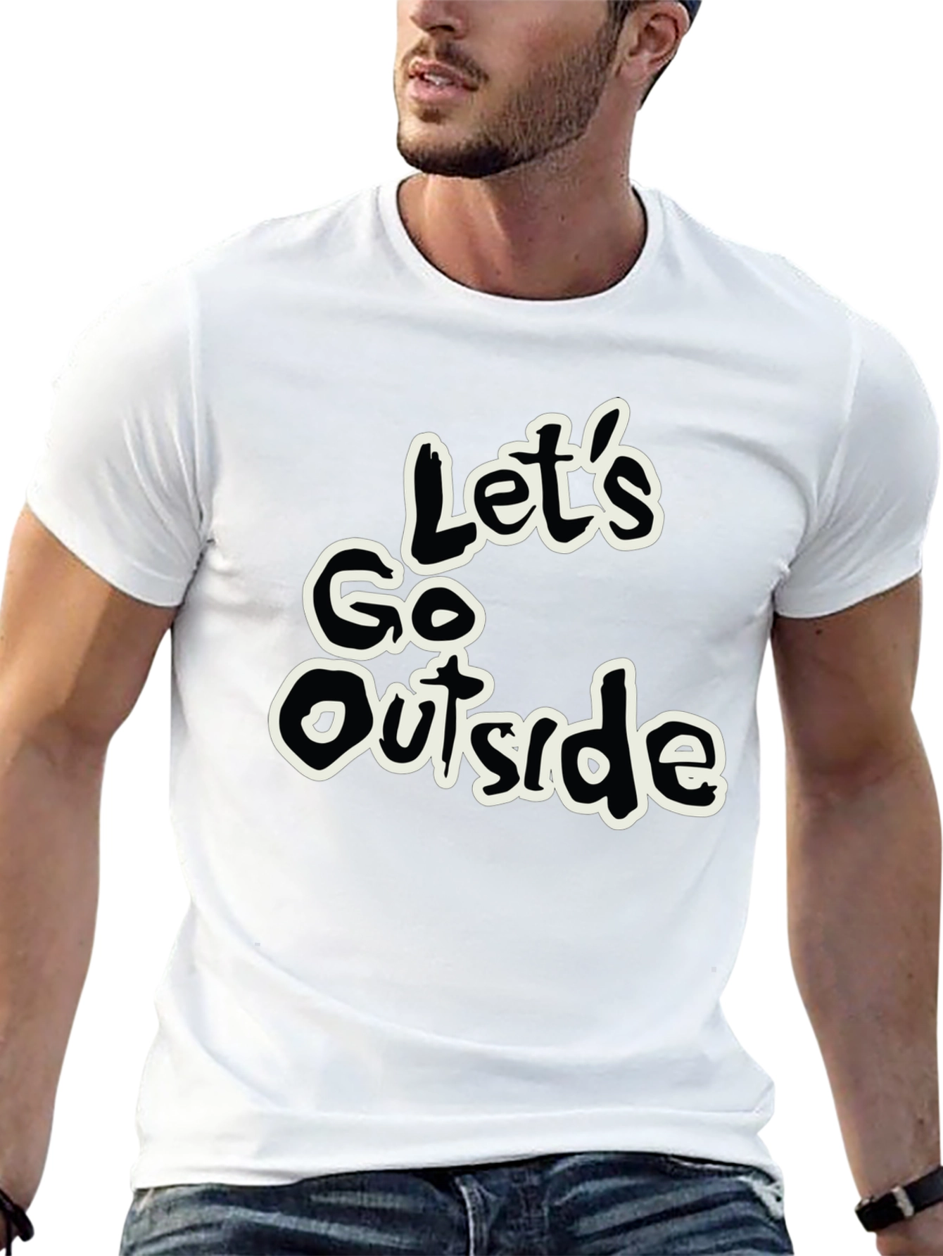 Lets Go Outside Graphic Tee