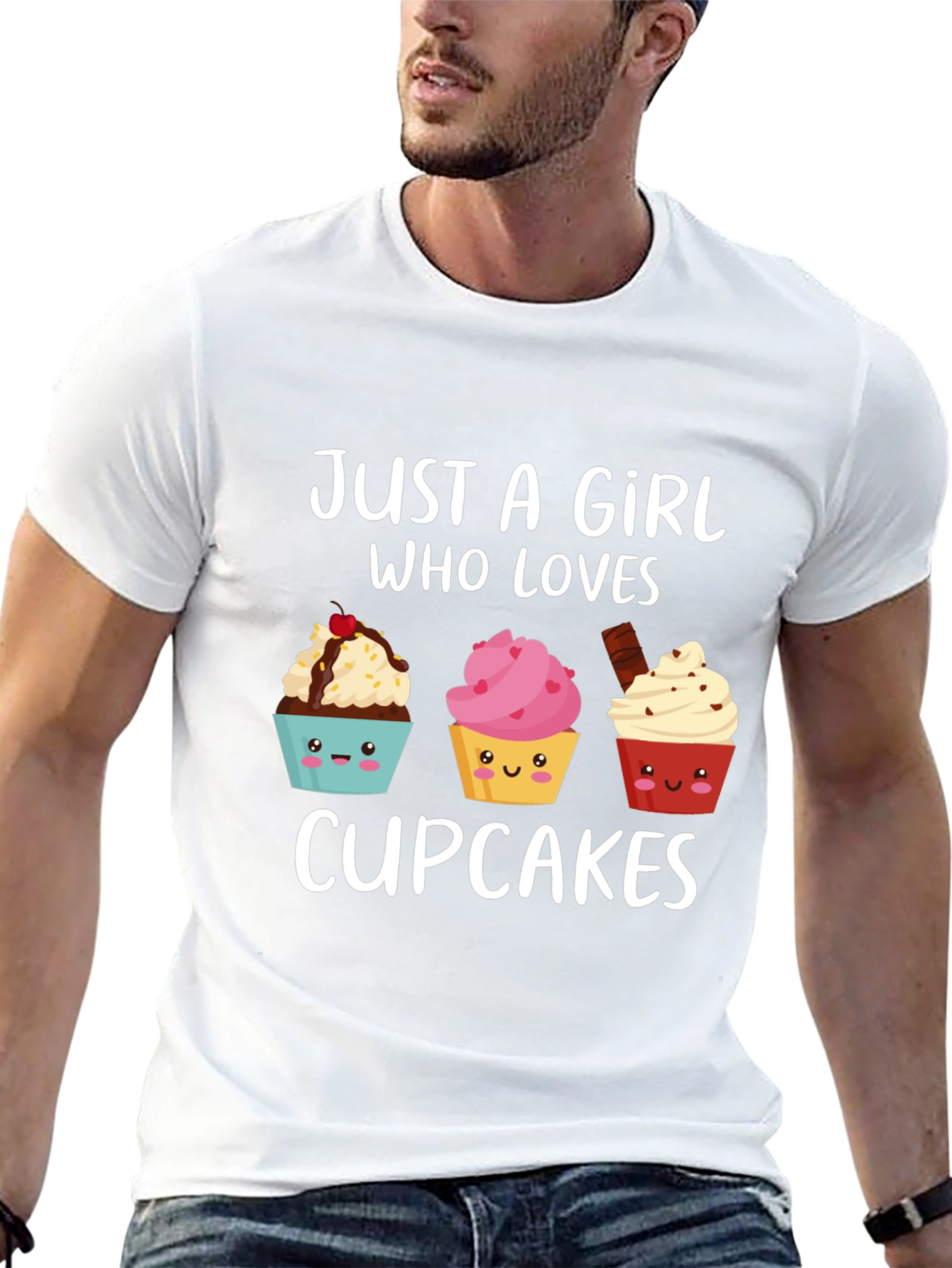 Just A Girl Who Loves Cupcakes T-Shirt