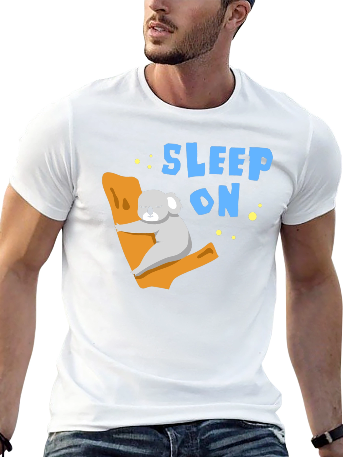 Sleep On Koala Graphic T-Shirt