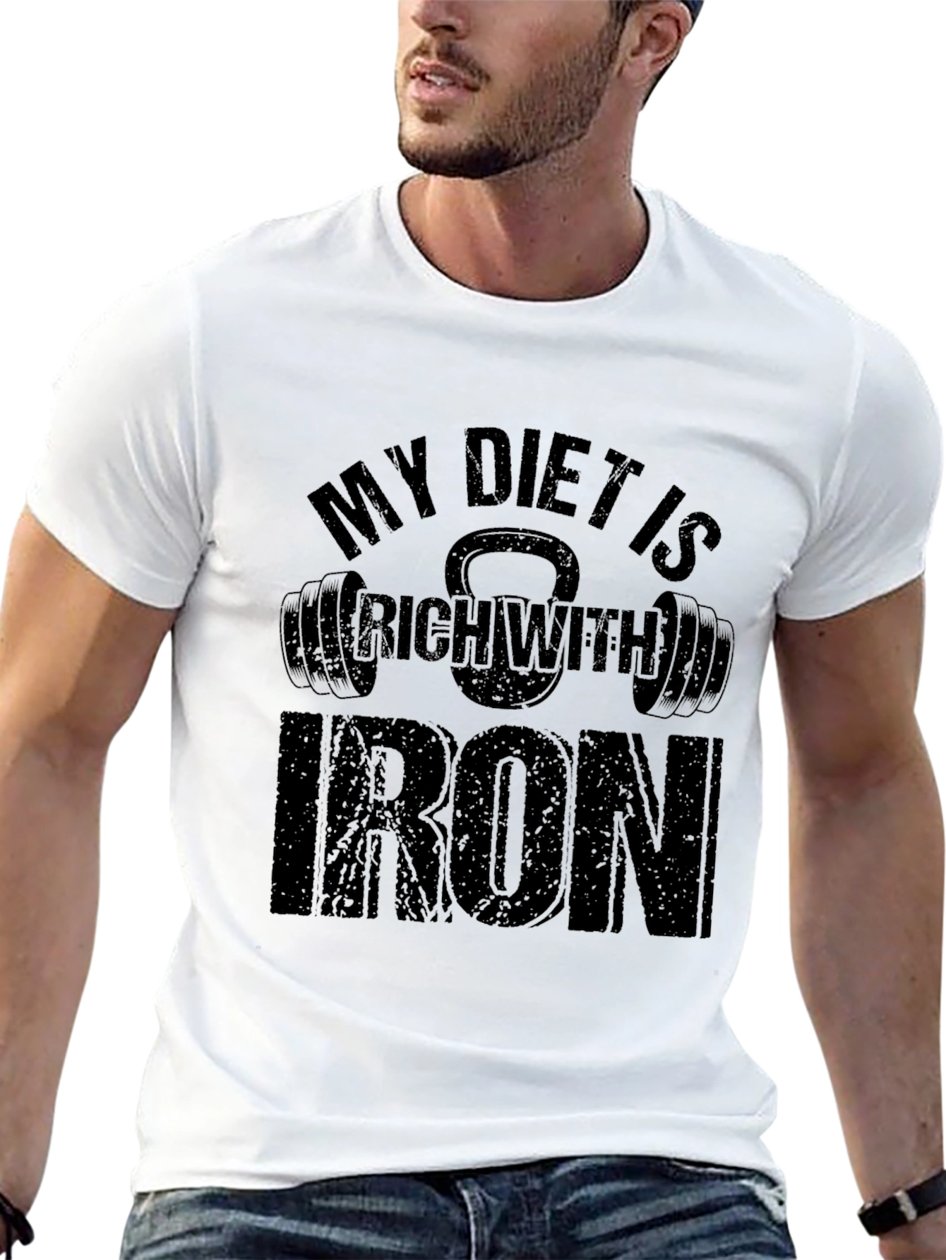 My Diet is Rich With Iron - Gym T-Shirt