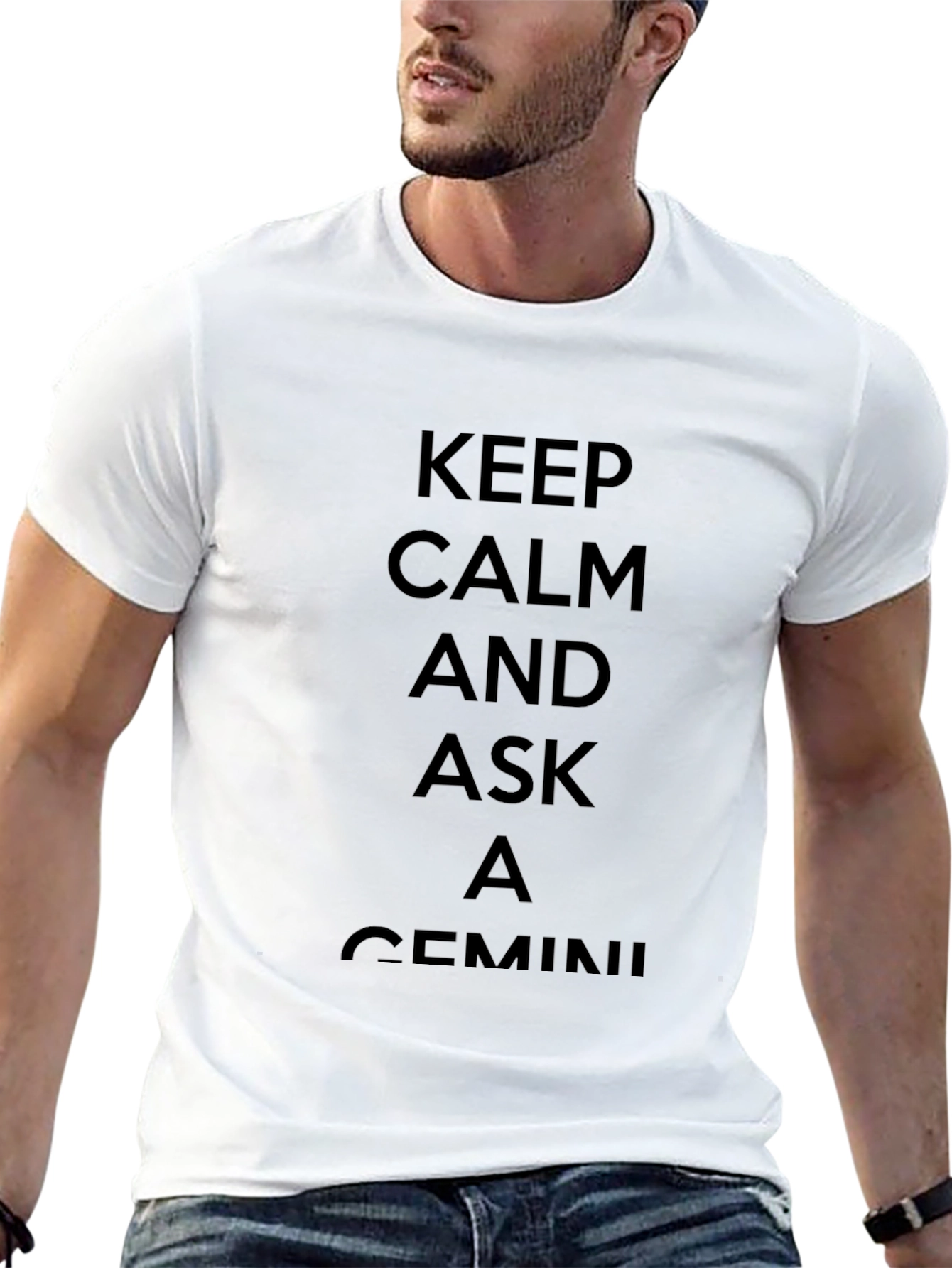 Keep Calm Gemini Black T-Shirt