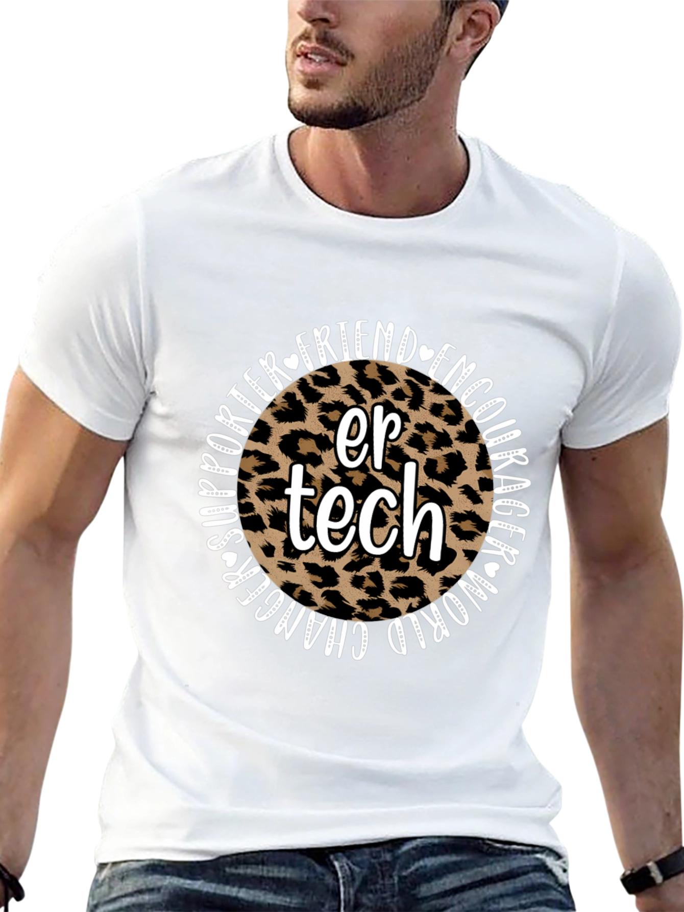 ER Tech Leopard Print T-Shirt