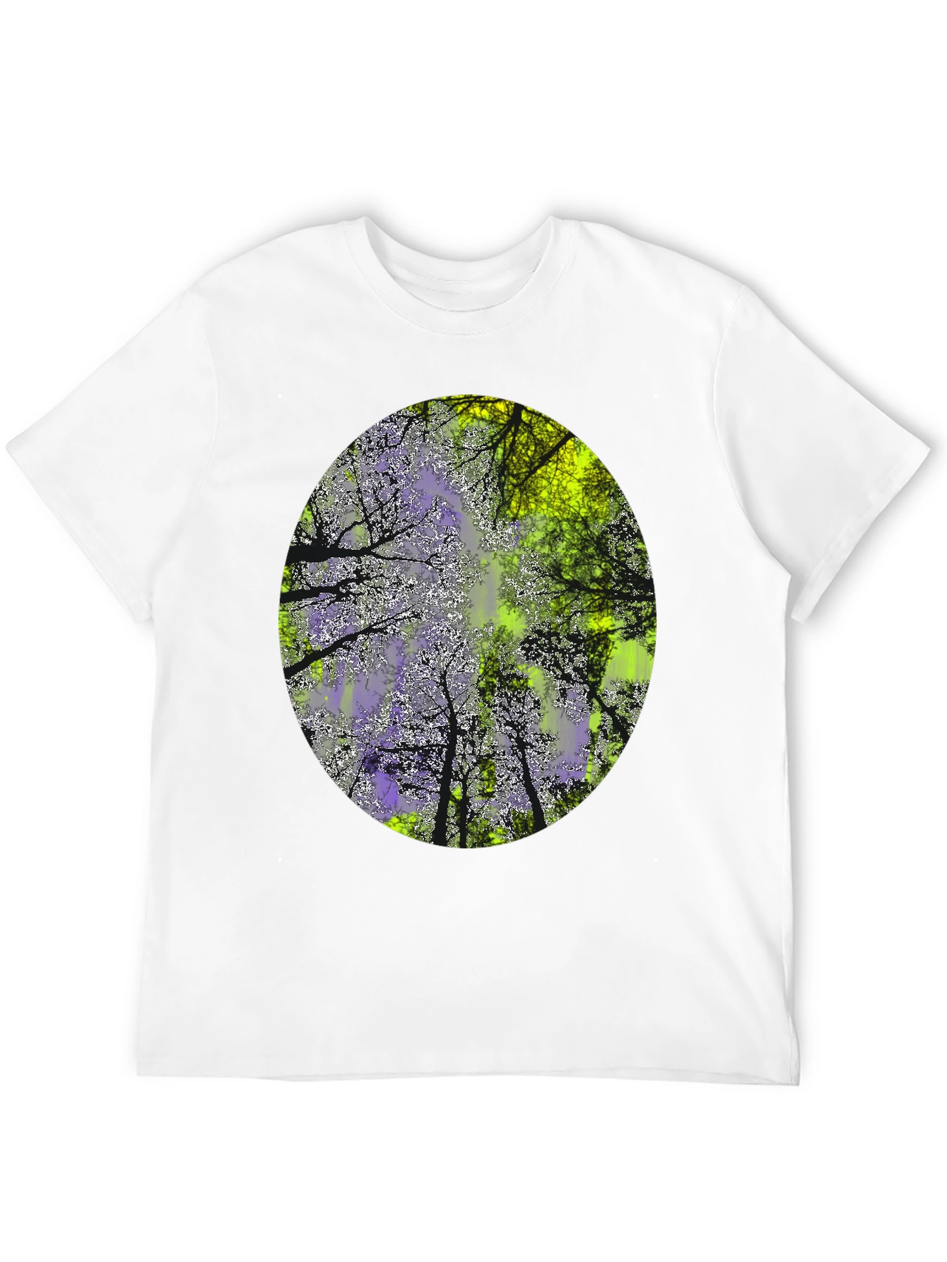 Abstract Tree Silhouette Graphic Tee