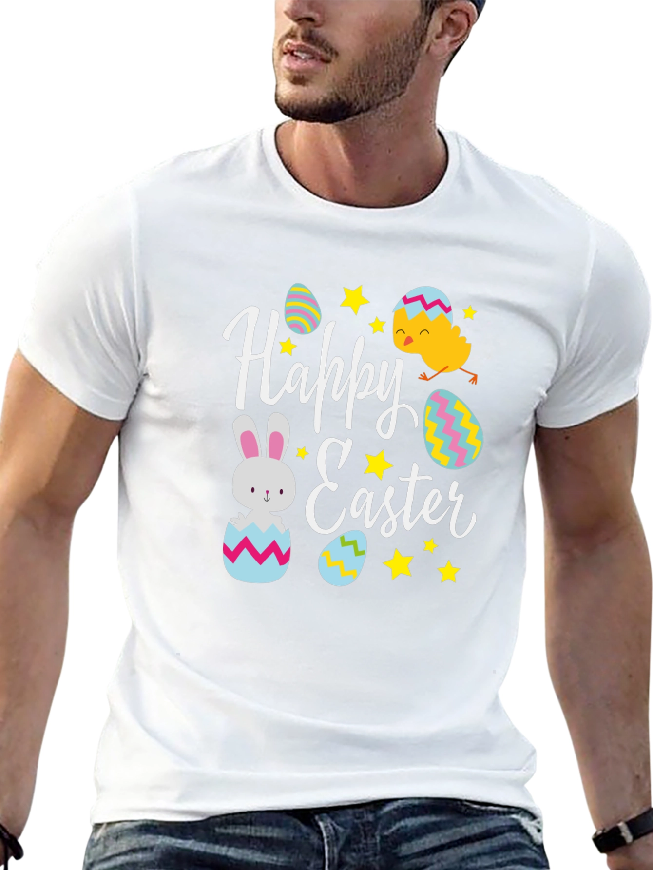 Happy Easter Graphic T-Shirt