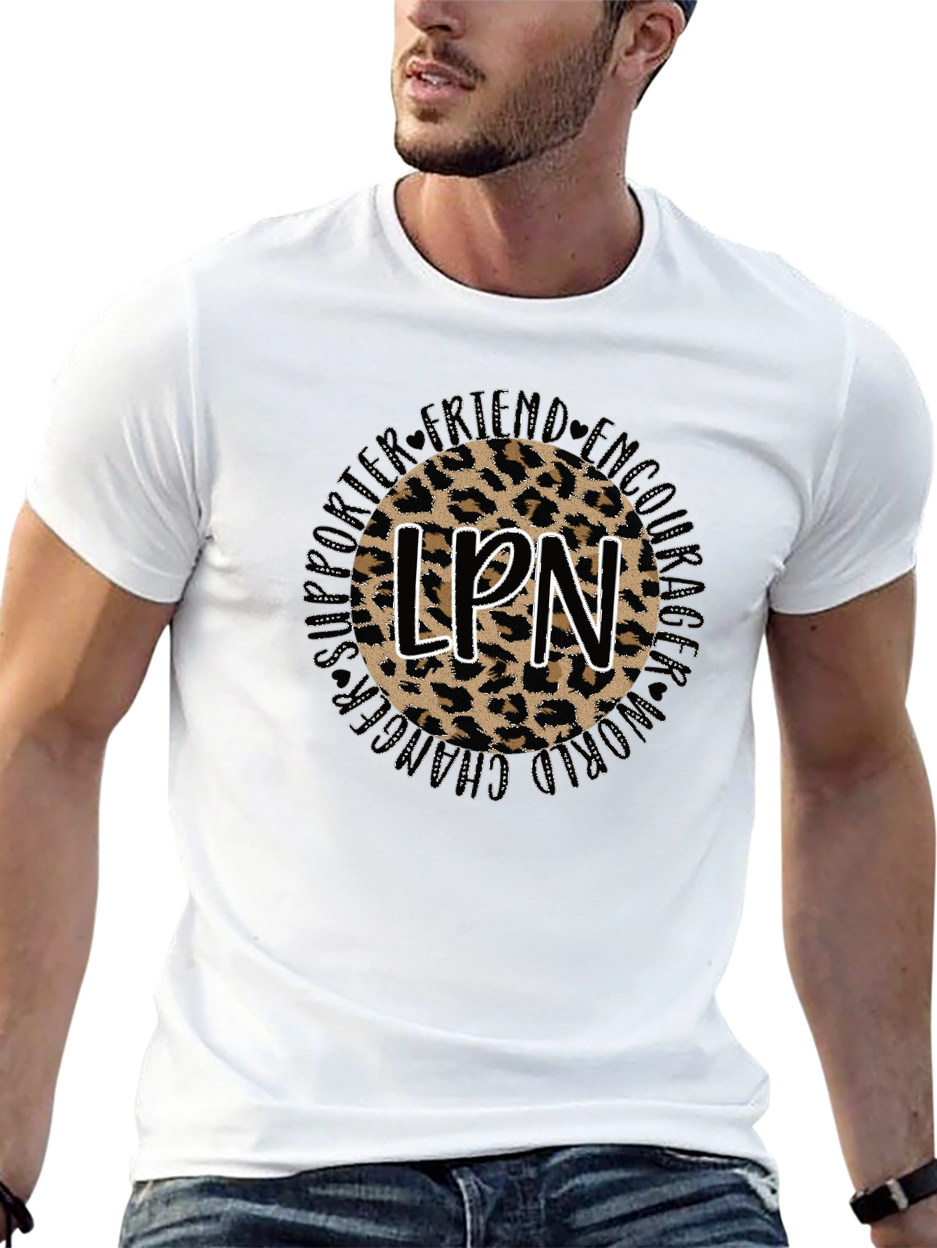 LPN Leopard Print T-Shirt - Nurse Appreciation