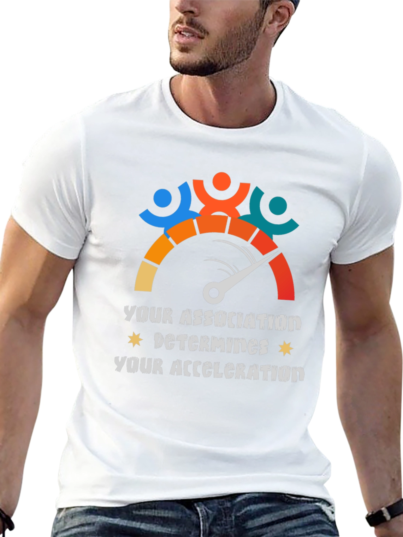Association Determines Acceleration Graphic Tee