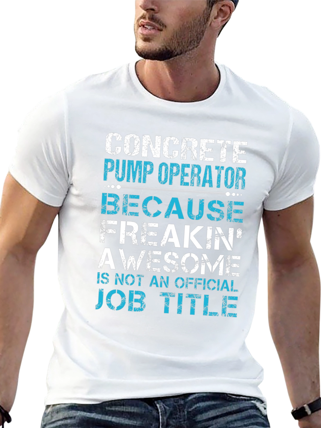 Concrete Pump Operator Awesome Job Title T-Shirt