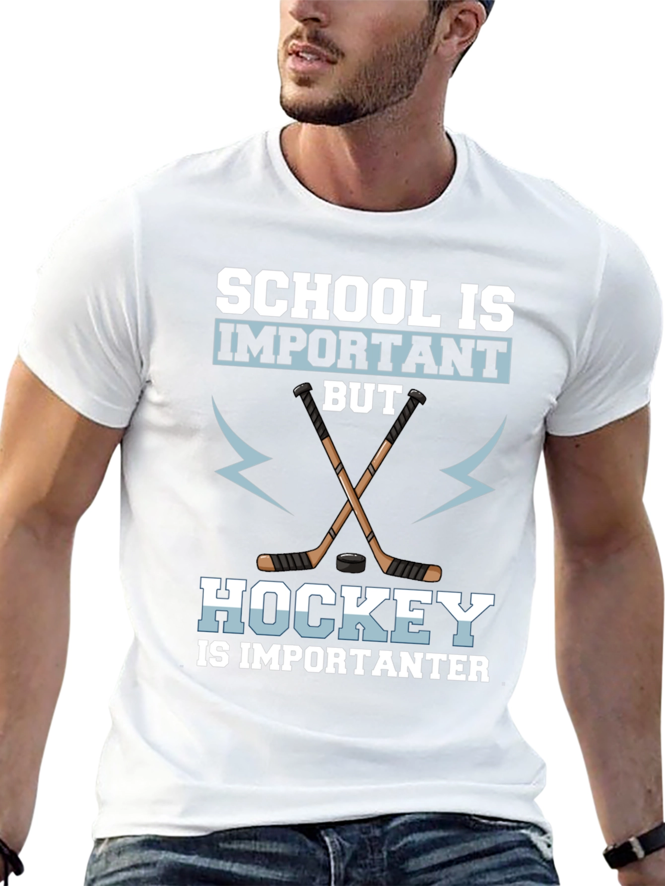 School Is Important But Hockey T-Shirt