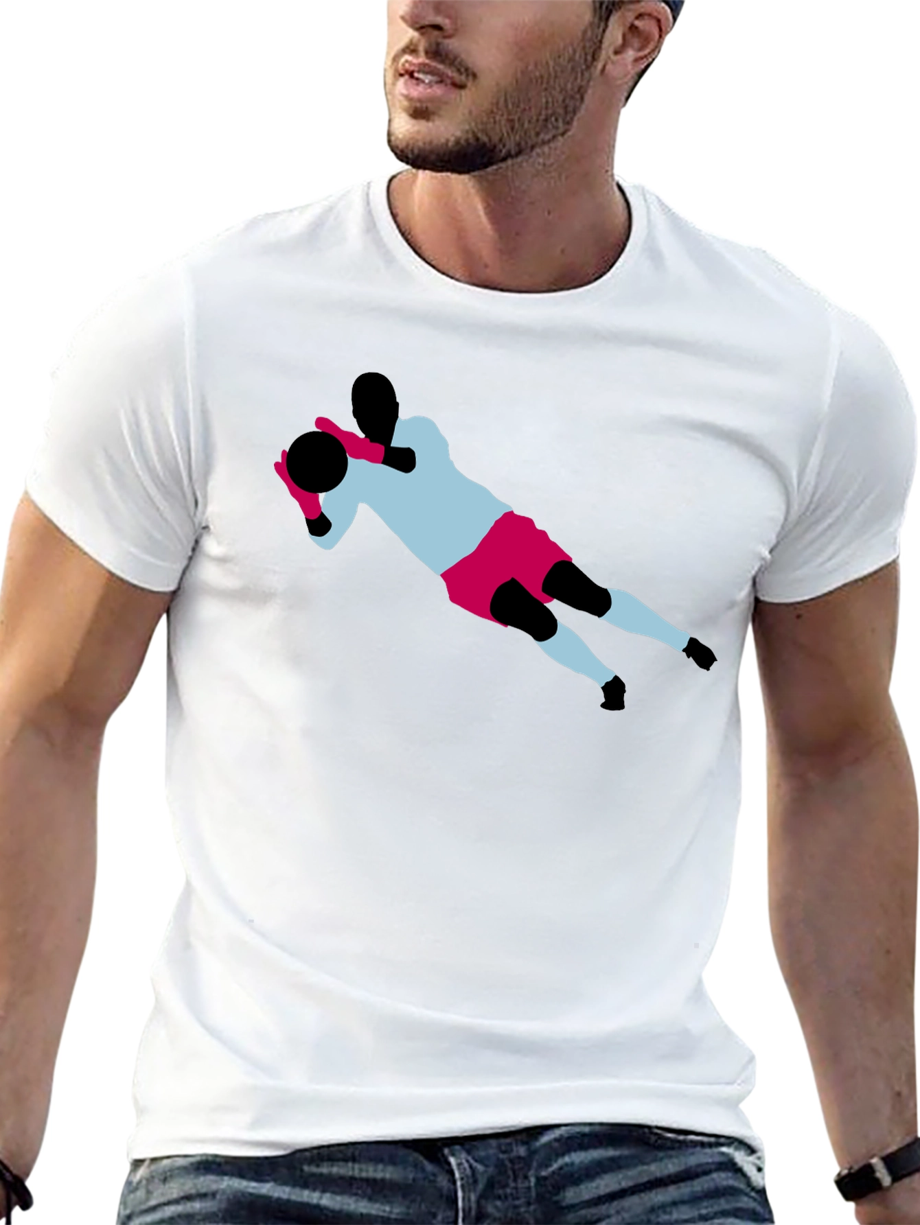 Goalie Graphic Tee - Stylish Soccer Inspired T-Shirt