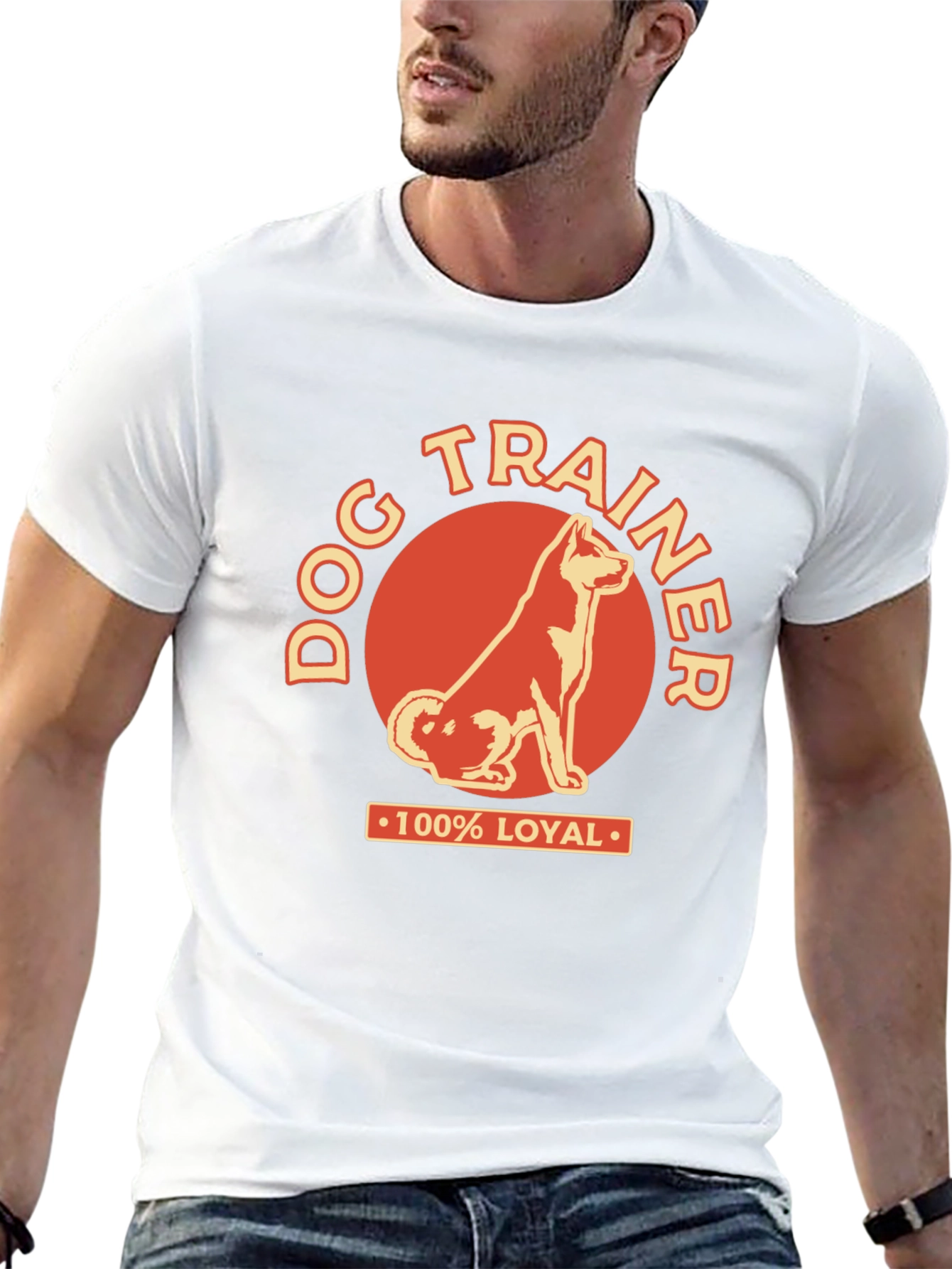 Dog Trainer 100% Loyal Graphic Tee
