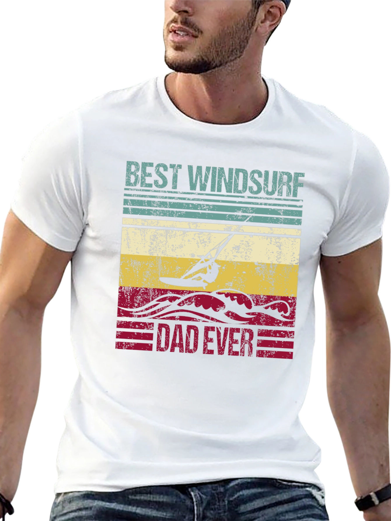 Best Windsurf Dad Ever T-Shirt