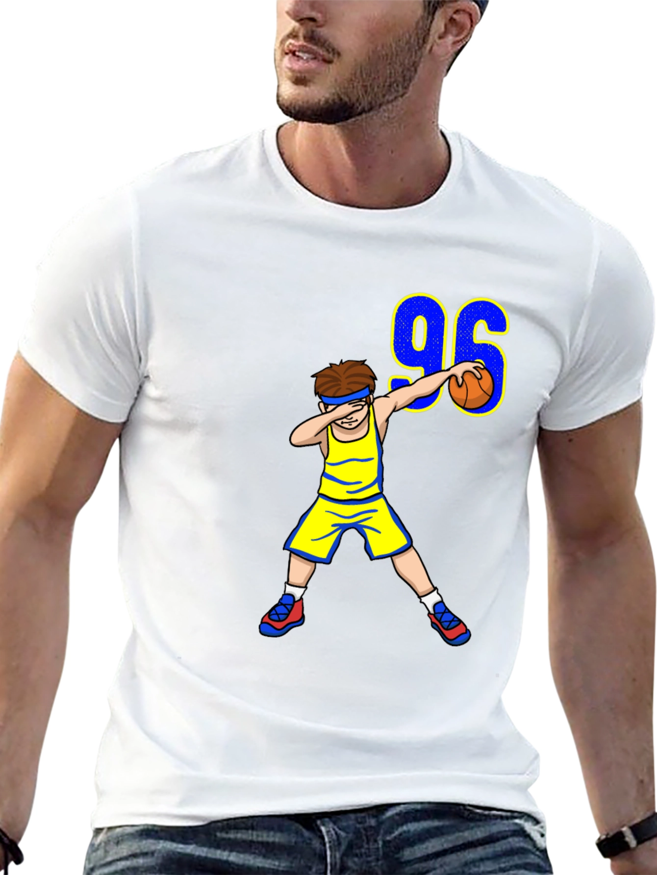 Dabbing Basketball Player 96 T-Shirt