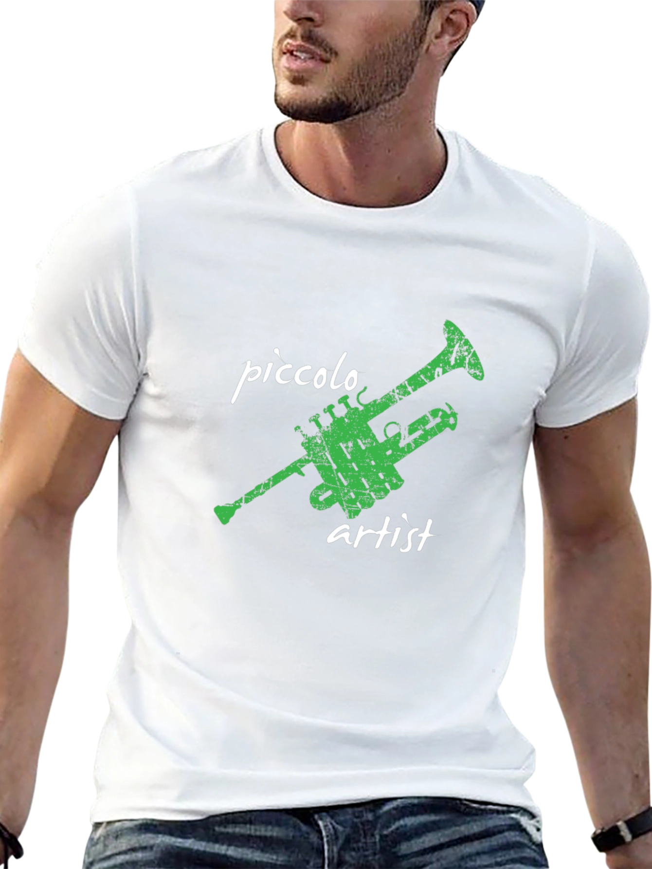 Piccolo Artist Black Graphic T-Shirt