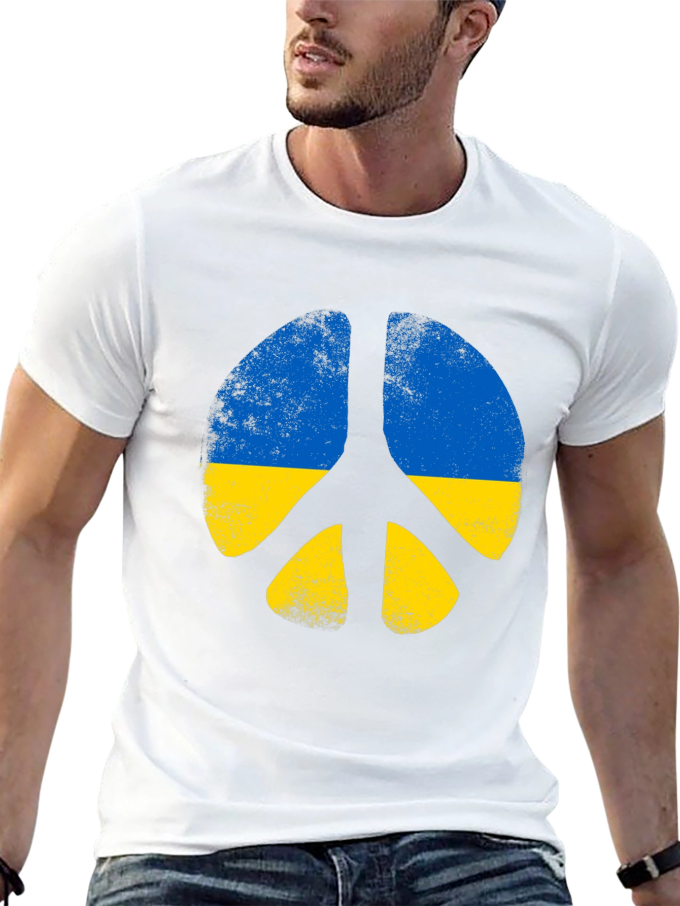 Ukraine Peace Sign T-Shirt