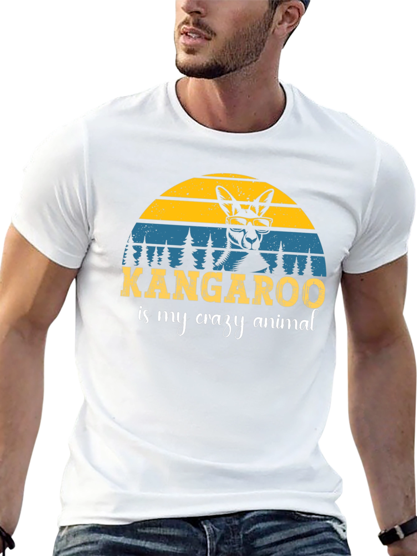 Kangaroo is My Crazy Animal T-Shirt