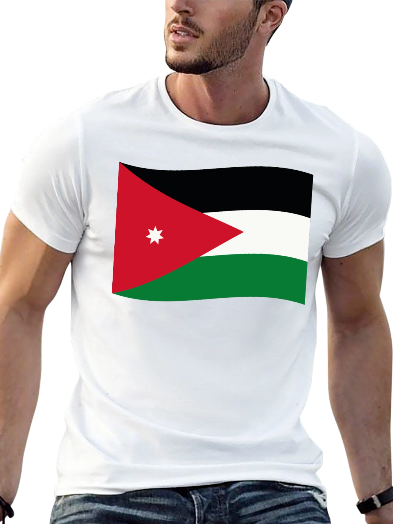 Jordan Flag Graphic Black T-Shirt