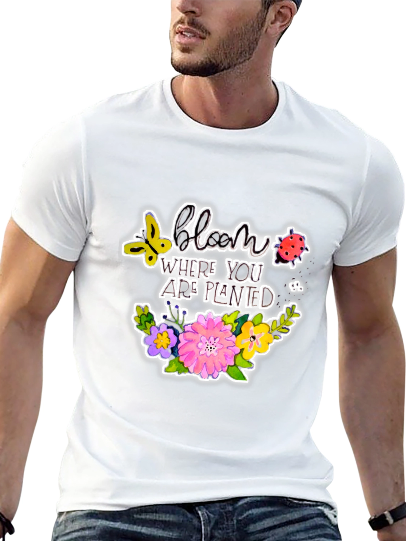 Bloom Where You Are Planted Graphic T-Shirt