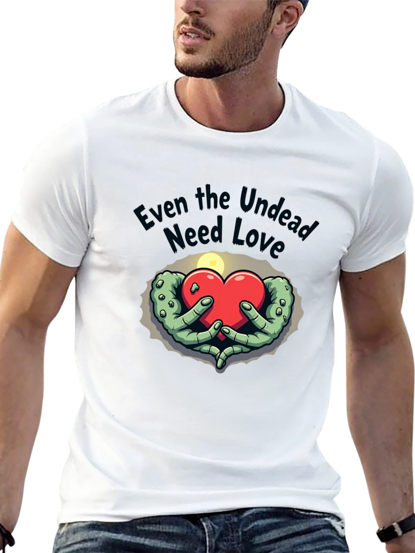 Undead Love Graphic Tee - Zombie Heart T-Shirt