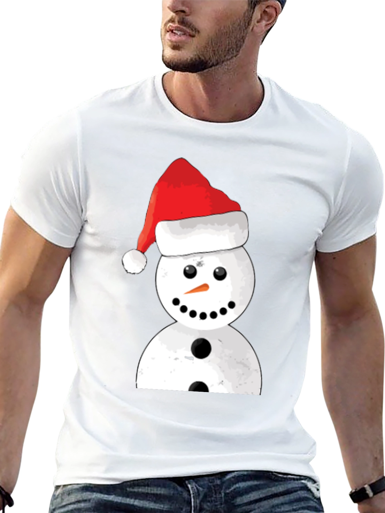 Festive Snowman Holiday T-Shirt