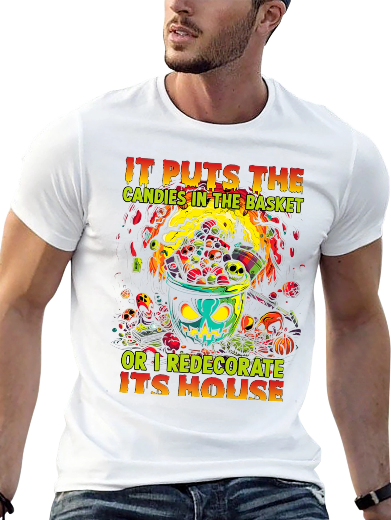 Halloween Candy Basket T-Shirt