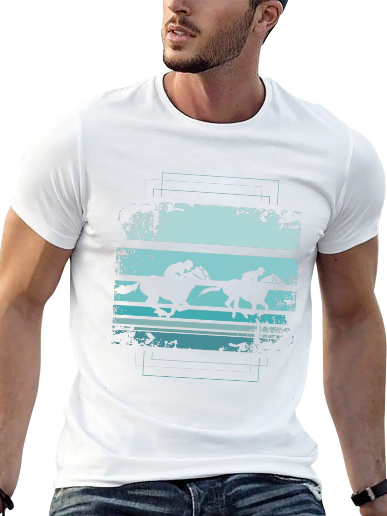Horse Racing Graphic Tee