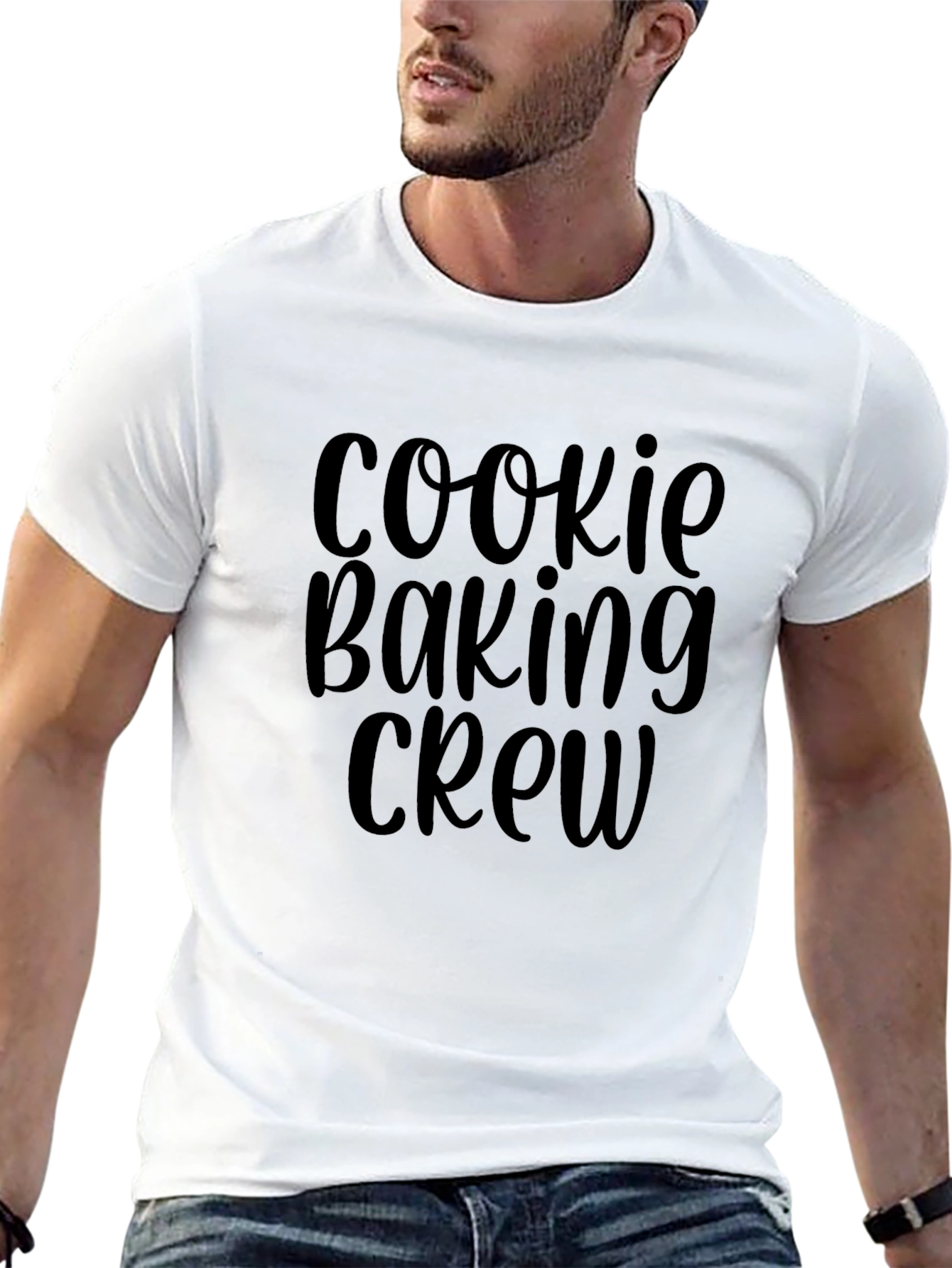 Cookie Baking Crew T-Shirt - Black Graphic Tee