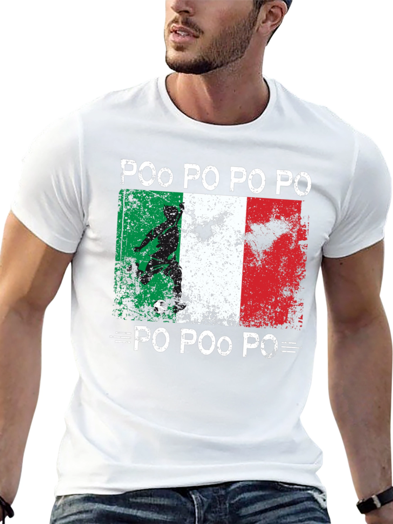 Italian Football Fan T-Shirt Po Po Po