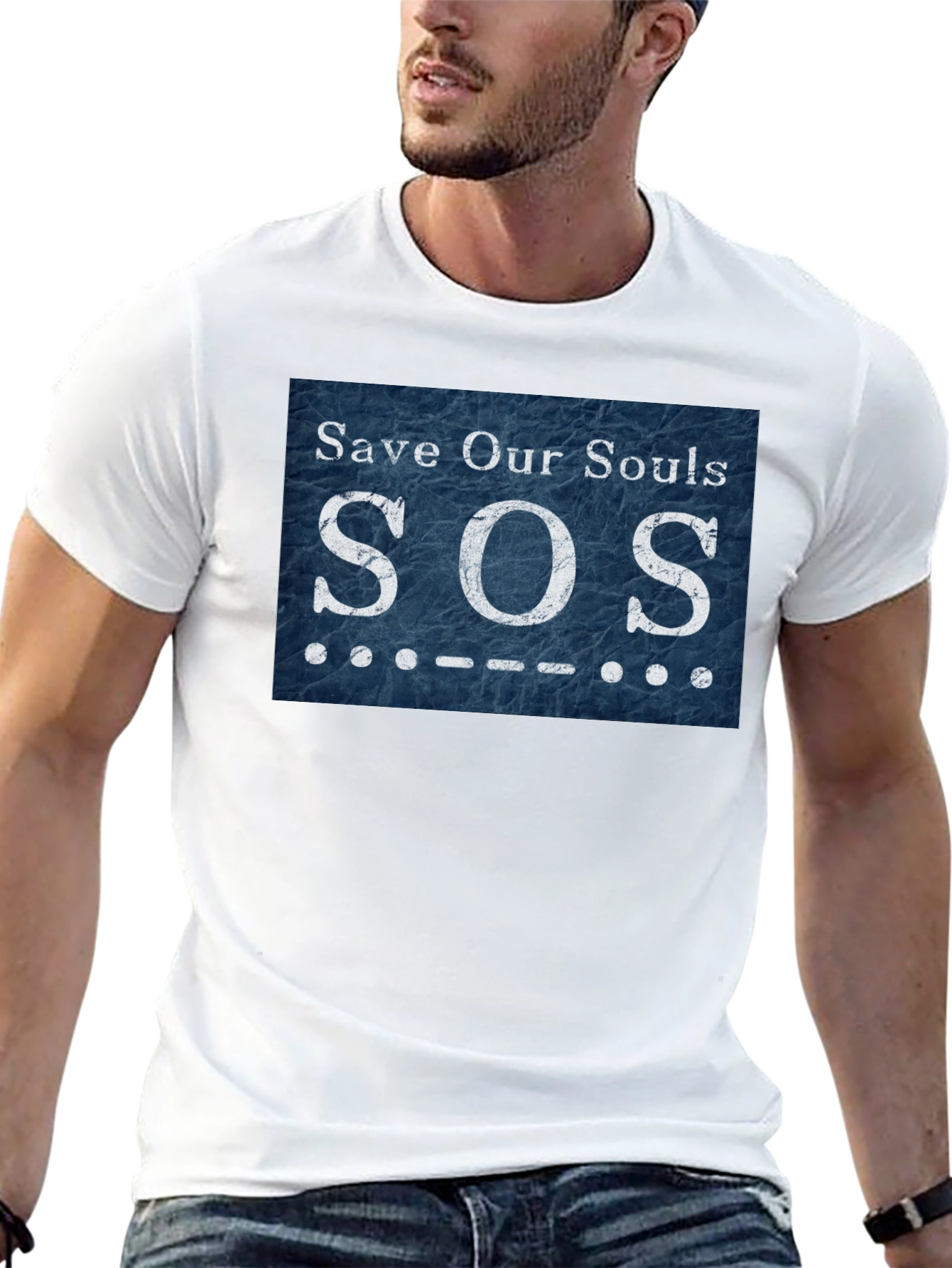 Save Our Souls SOS Morse Code T-Shirt