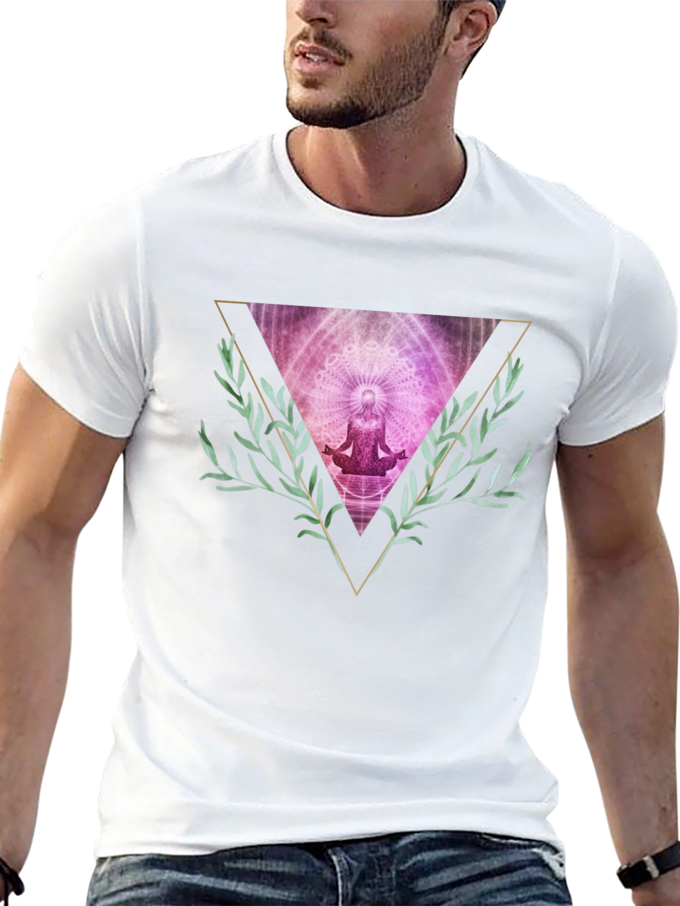 Meditative Triangle Graphic Tee