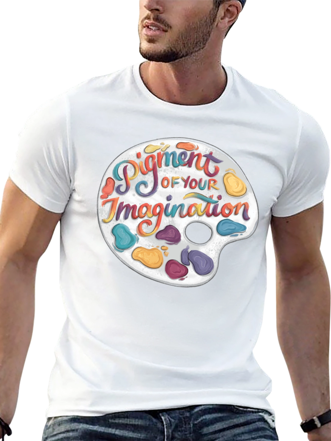 Artistic Palette Graphic T-Shirt - Creative Expression