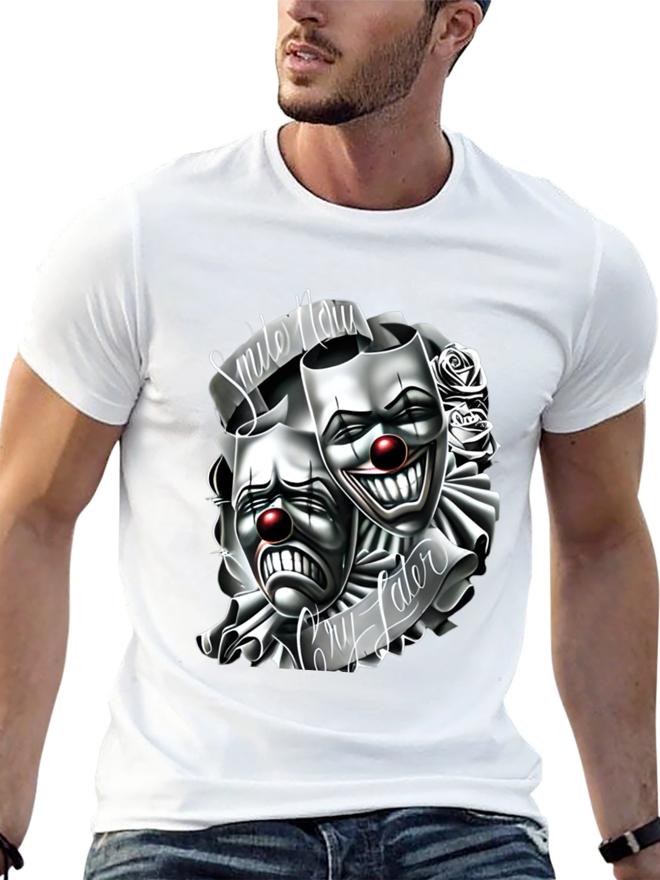 Smile Now Cry Later Clown T-Shirt
